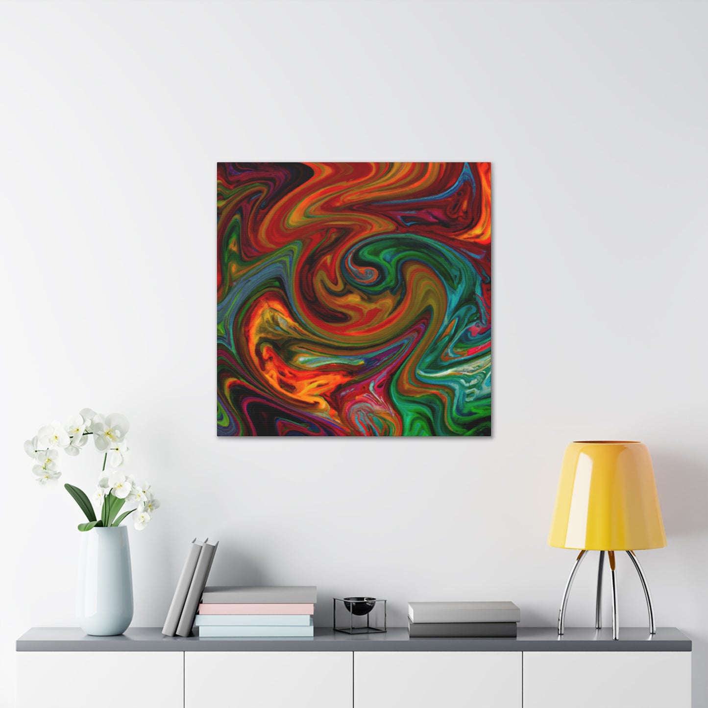 Heated - Canvas - Abstract