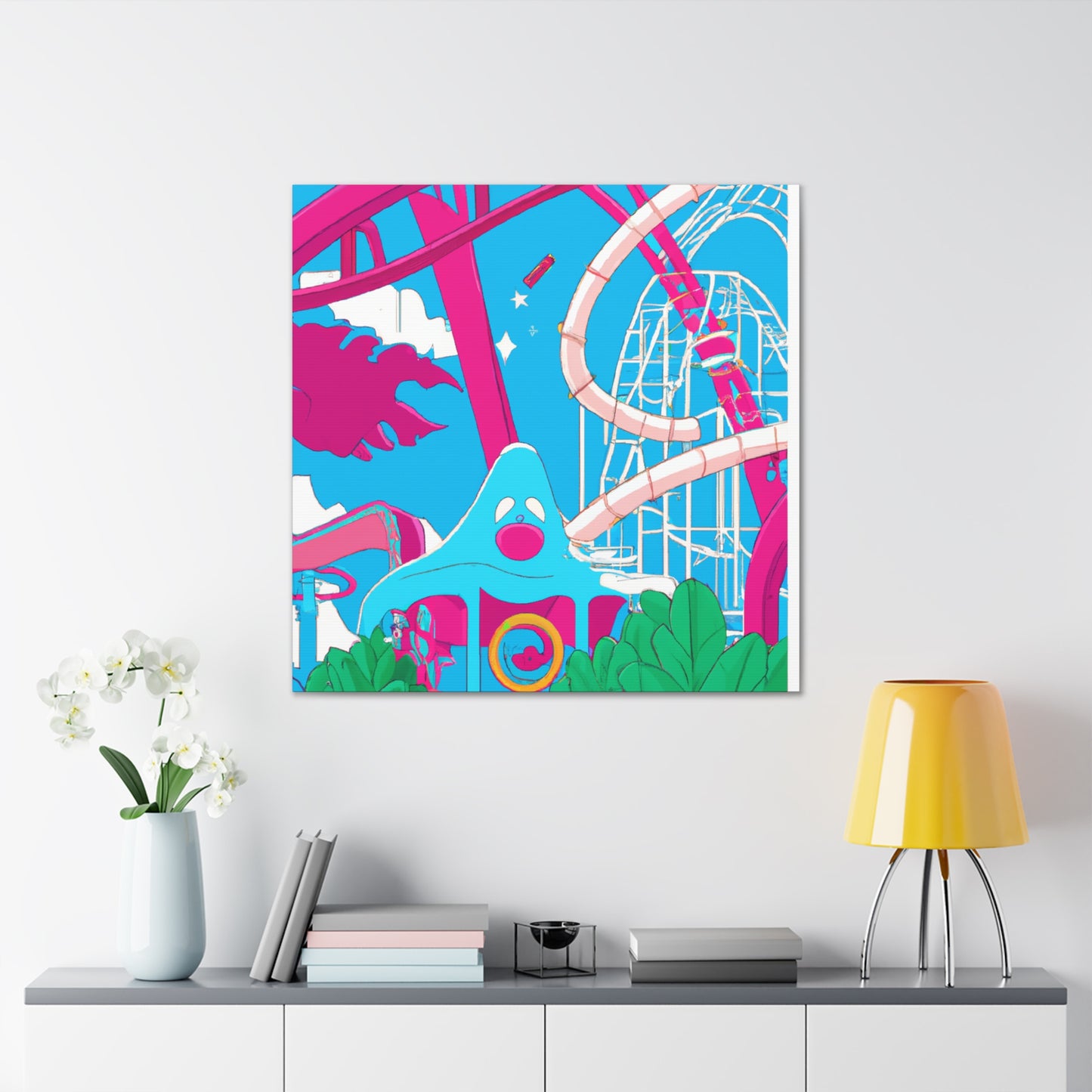 Palm Paradiso - Landscape - Amusement - Canvas