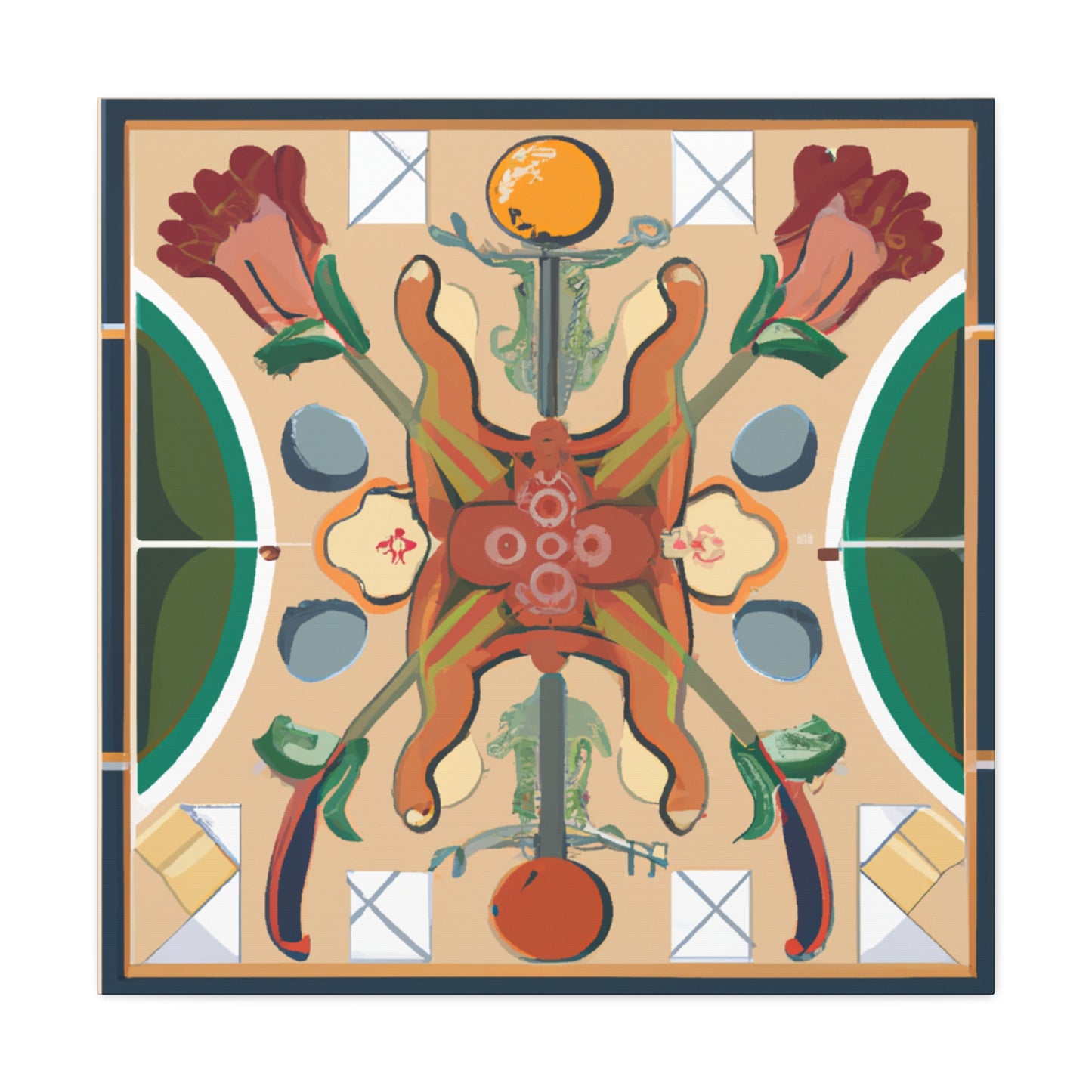 Victorian Star - Midcentury Canvas