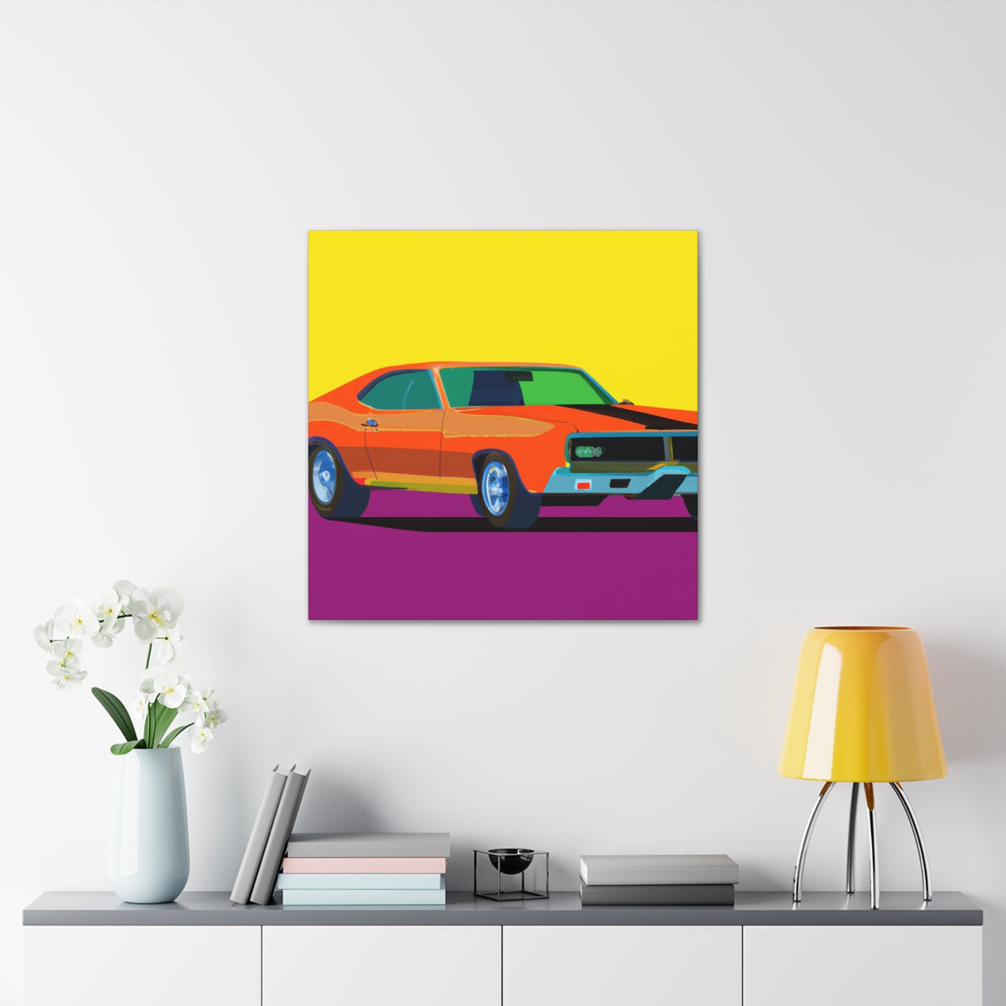 Classic Thunderbolt - Automobile - Canvas