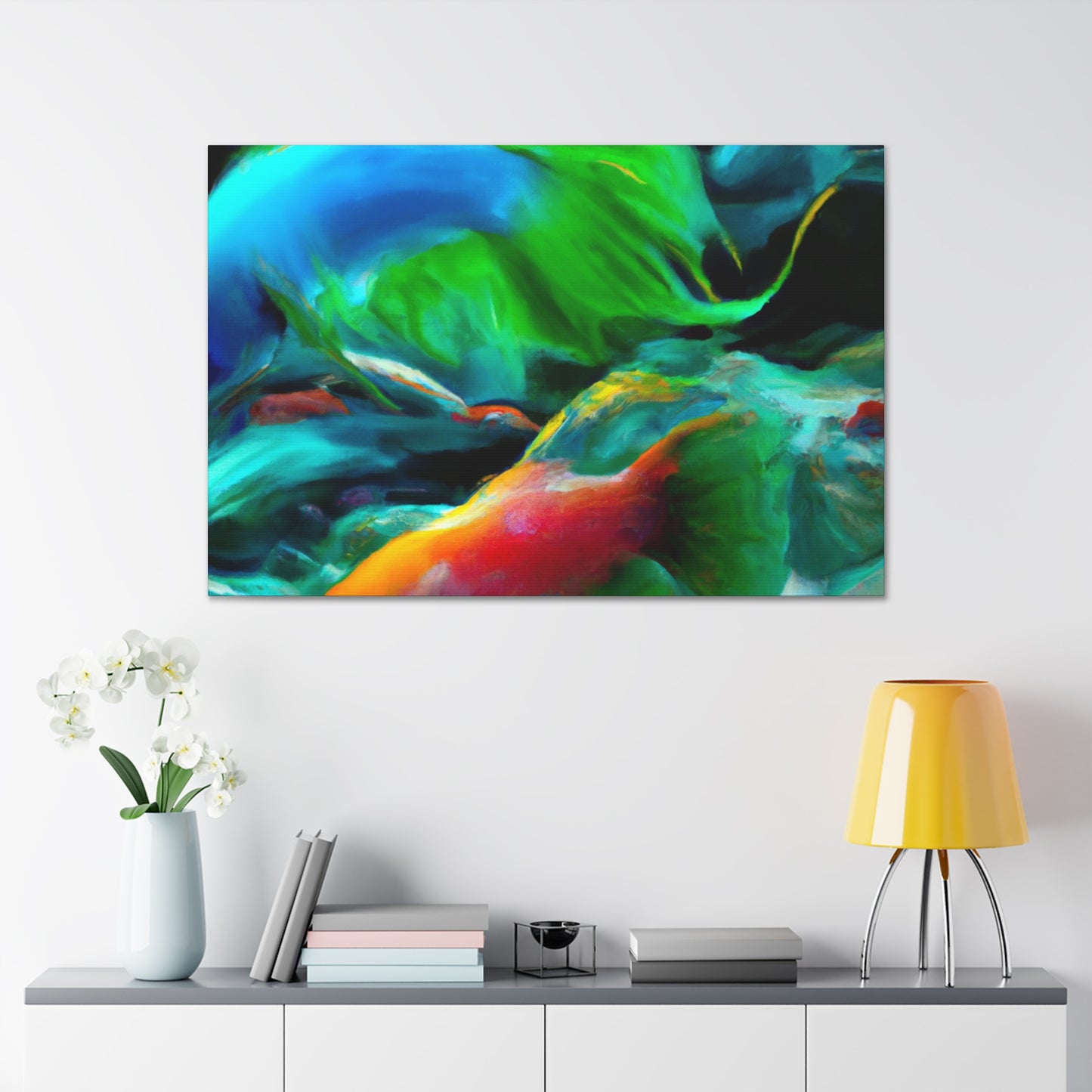 "Cresting Waves" - Underwater Canvas