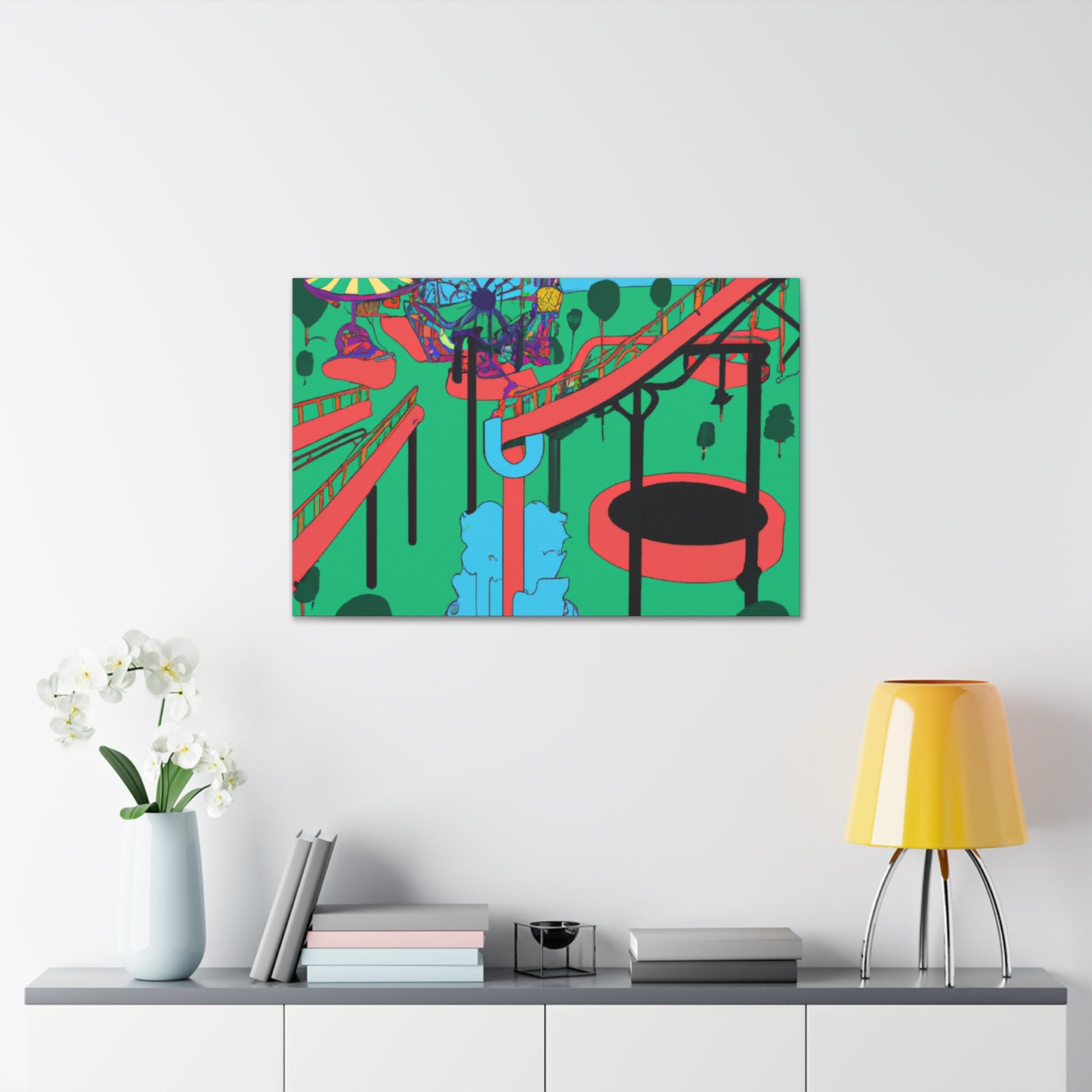 Mystic Meadow-Landscape - Amusement - Canvas