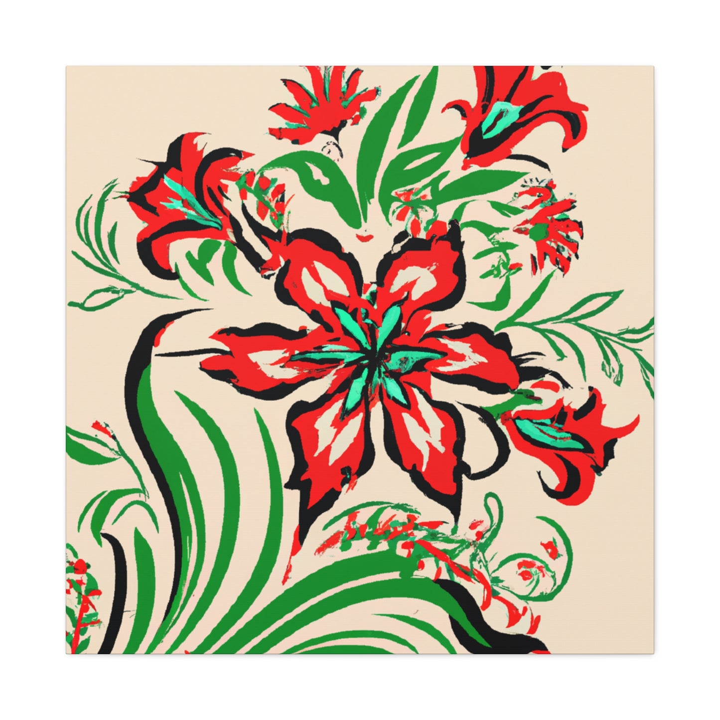 Blushy - Floral - Canvas