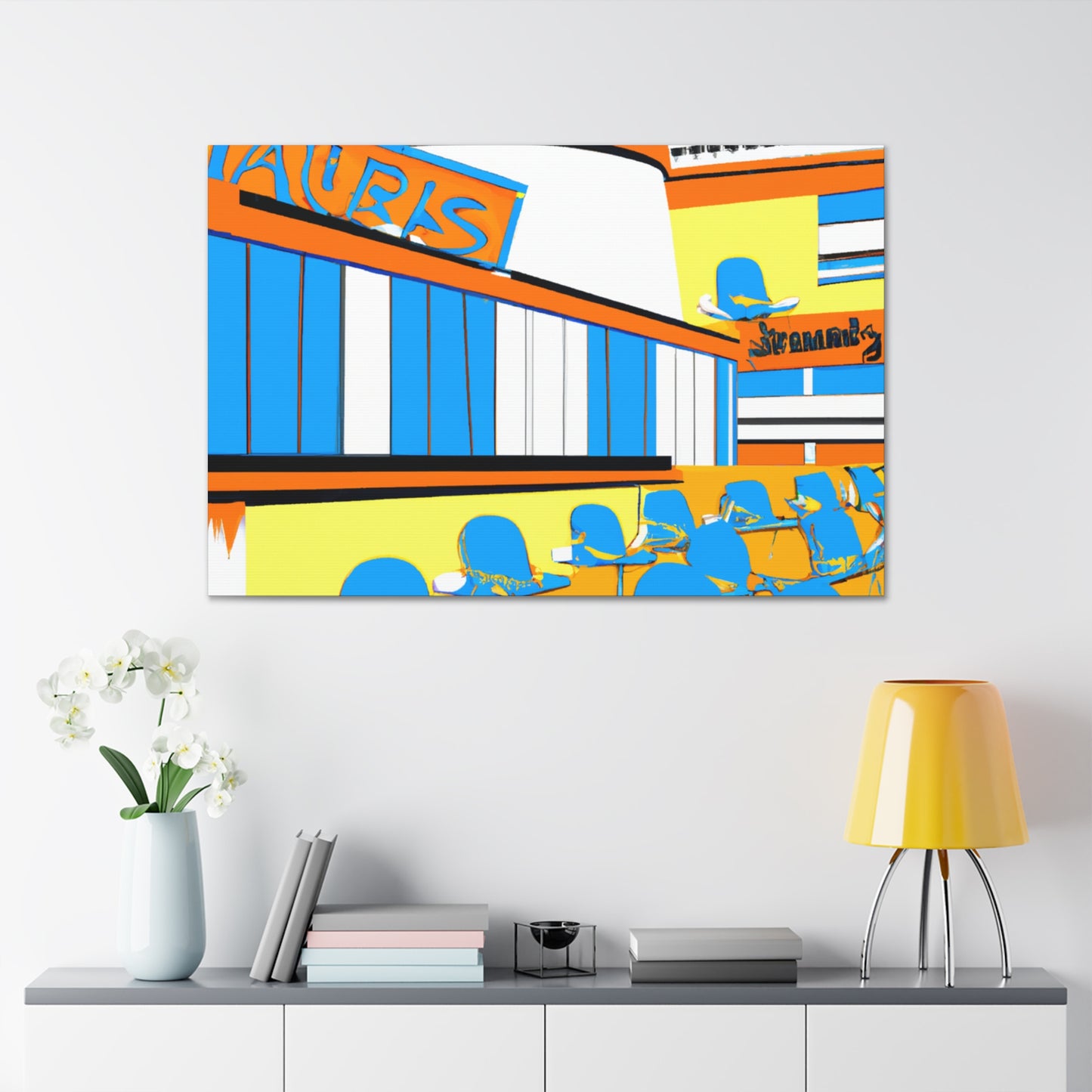 Moxie's Jukebox Jamboree - Canvas - Pop Art