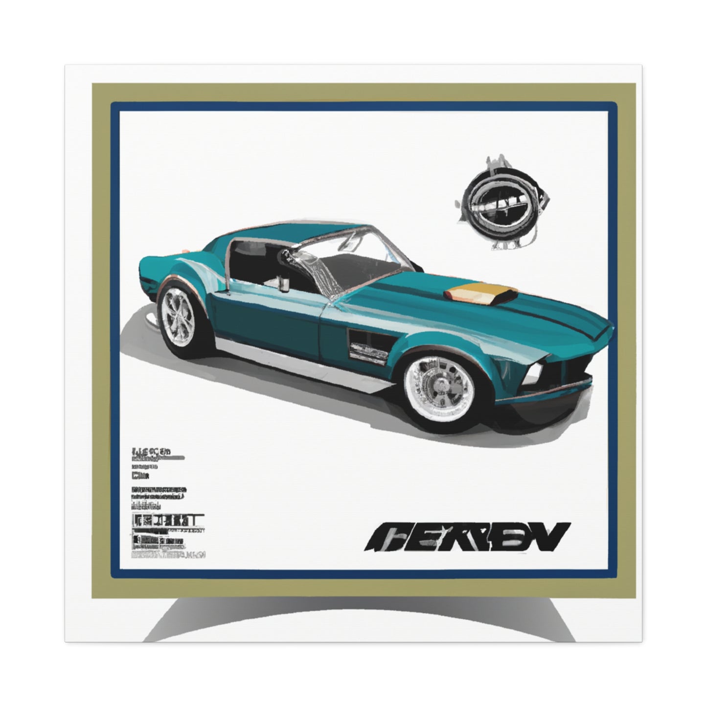 Firebolt - Automobile - Canvas
