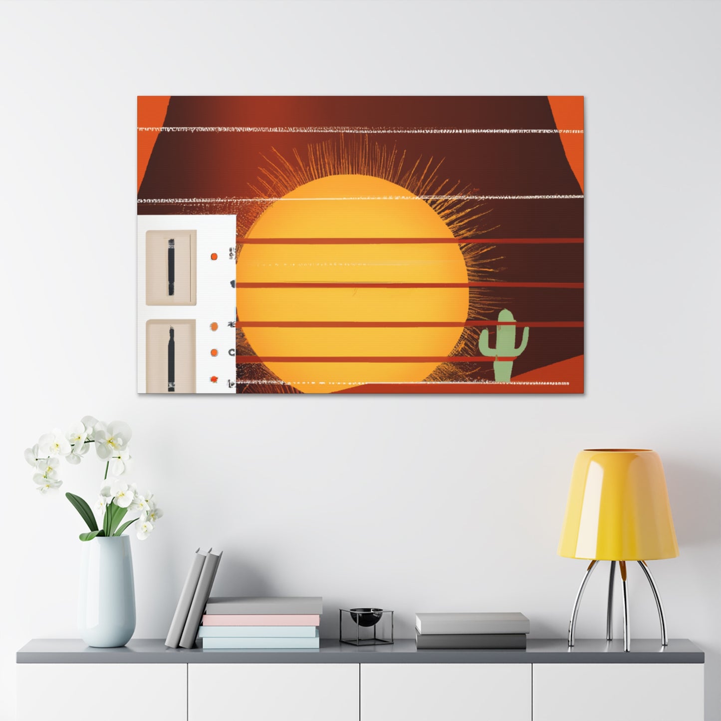 Tundra Plodder - Midcentury Canvas