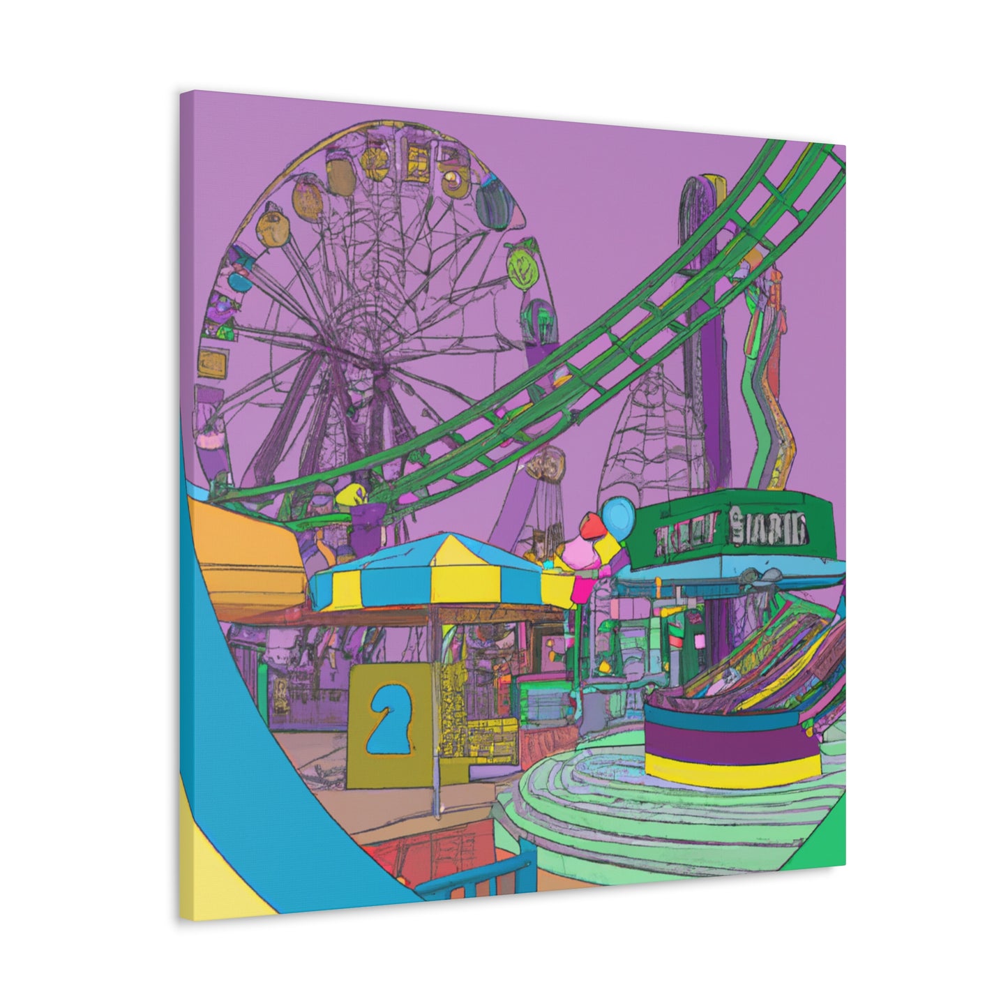 SpinTopia - Amusement - Canvas