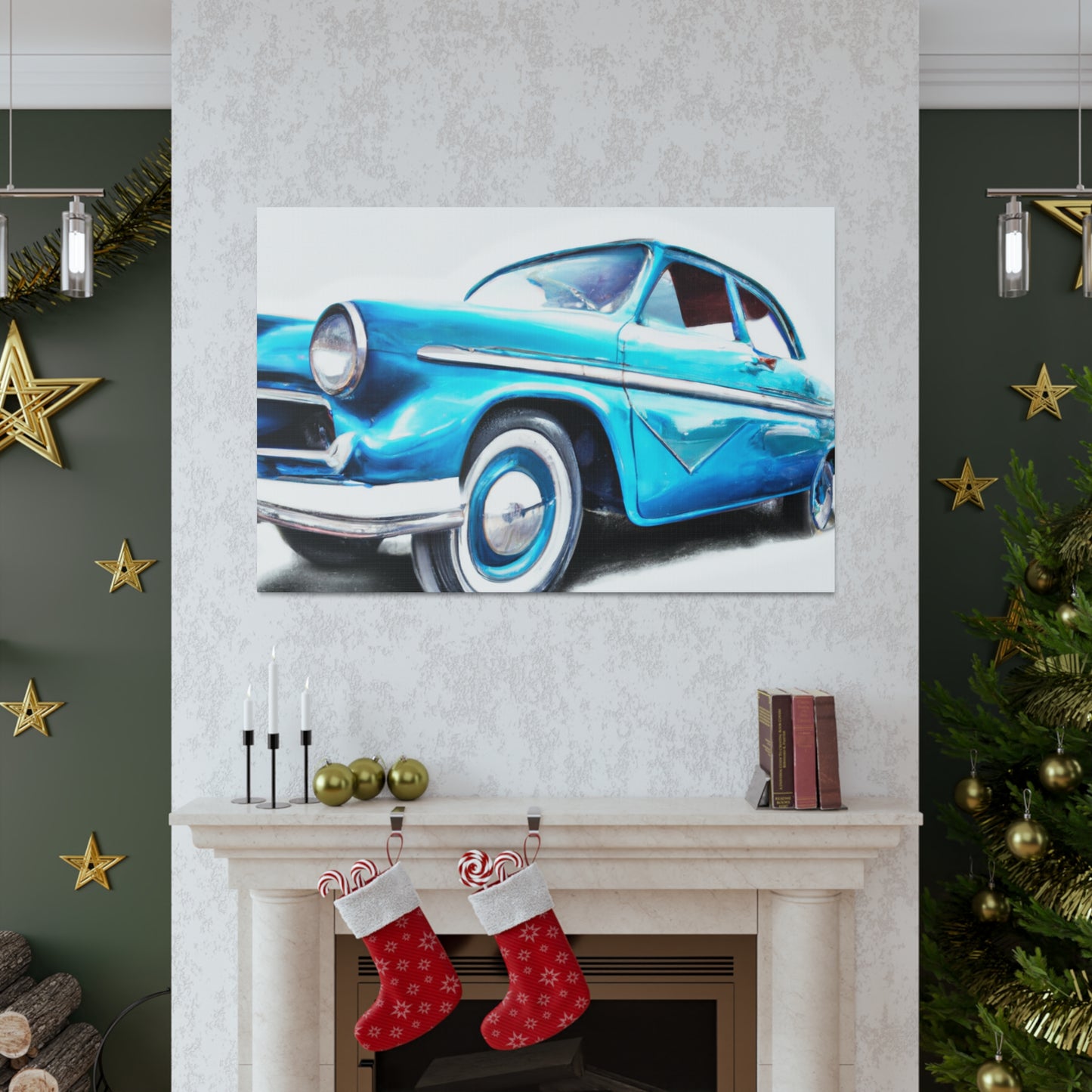 Old Bluey- Automobile Canvas