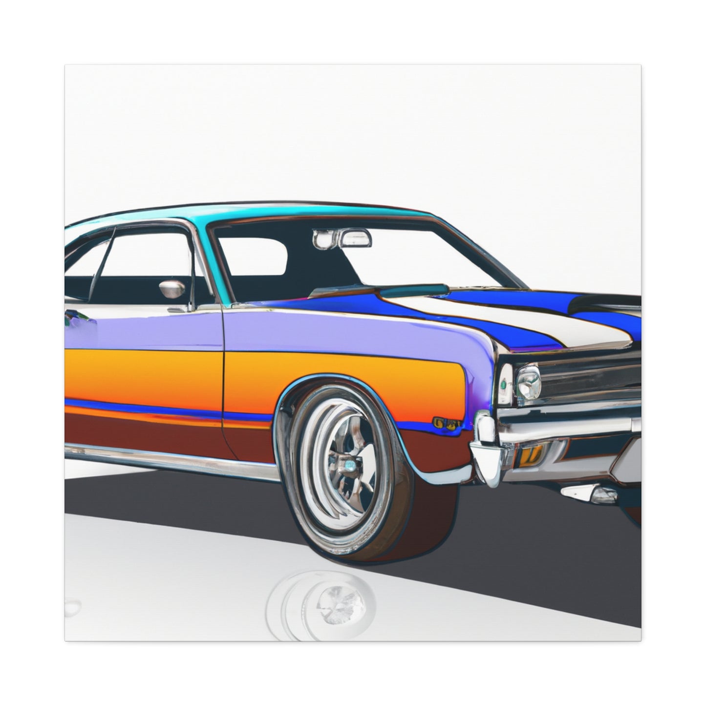 The Street Scorcher - Automobile - Canvas