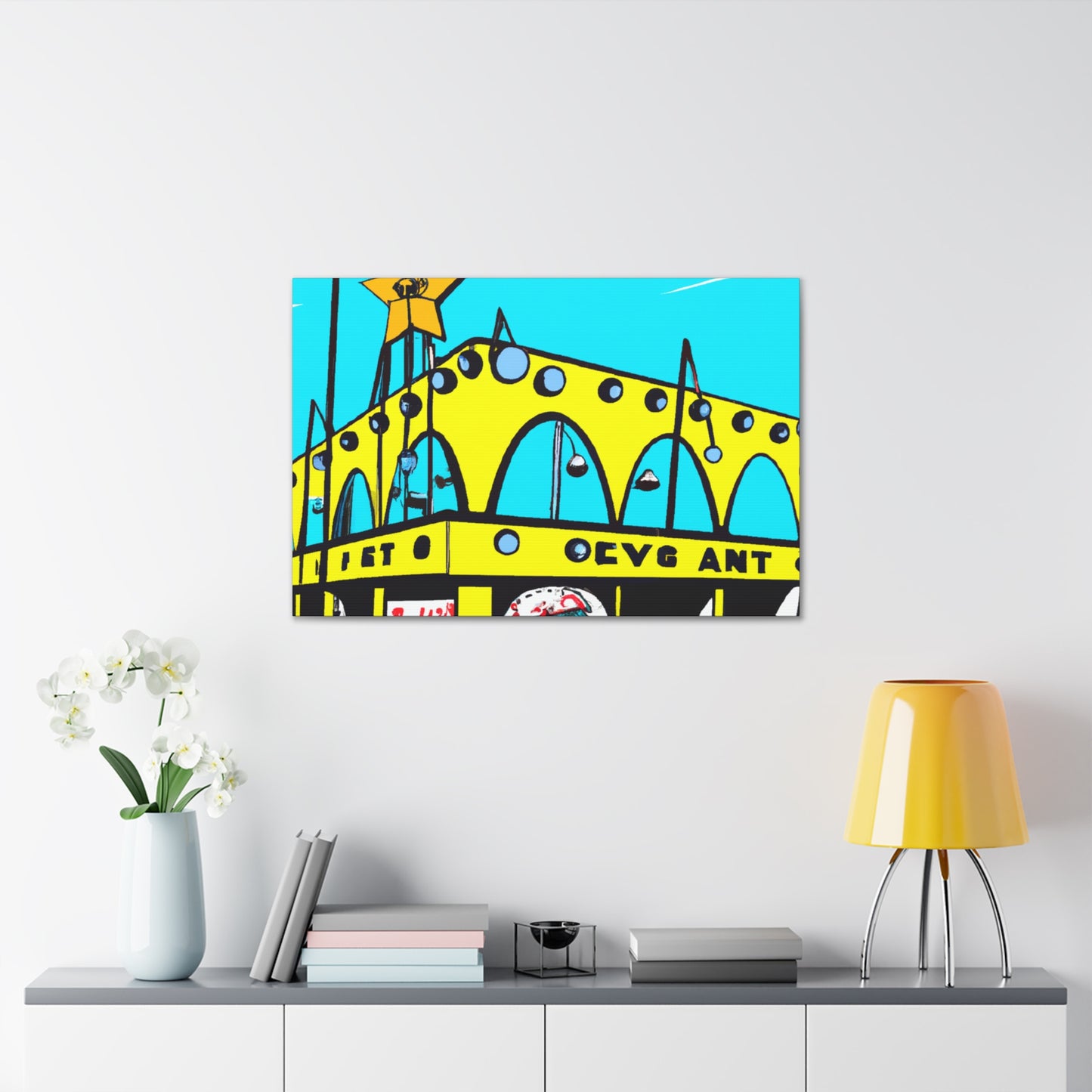 Sock-Hop-A-Round. - Pop Art Canvas