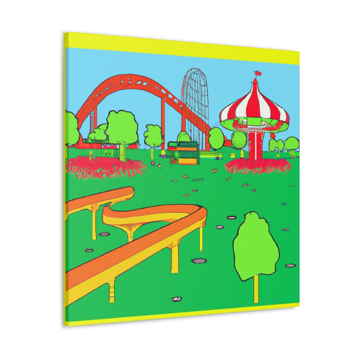 Enchanted Flora- Landscape - Canvas