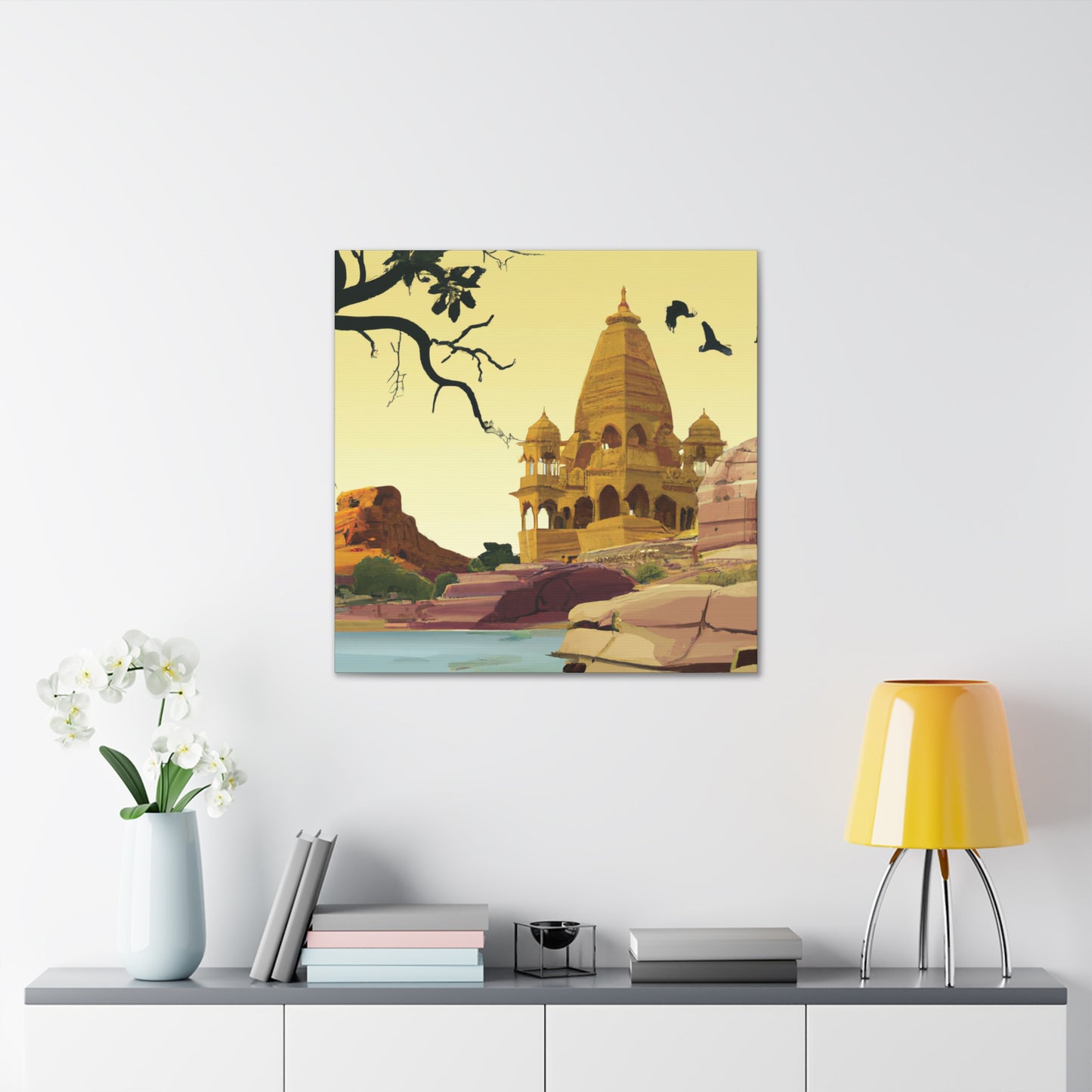 Lotus Land - Destination India - Canvas