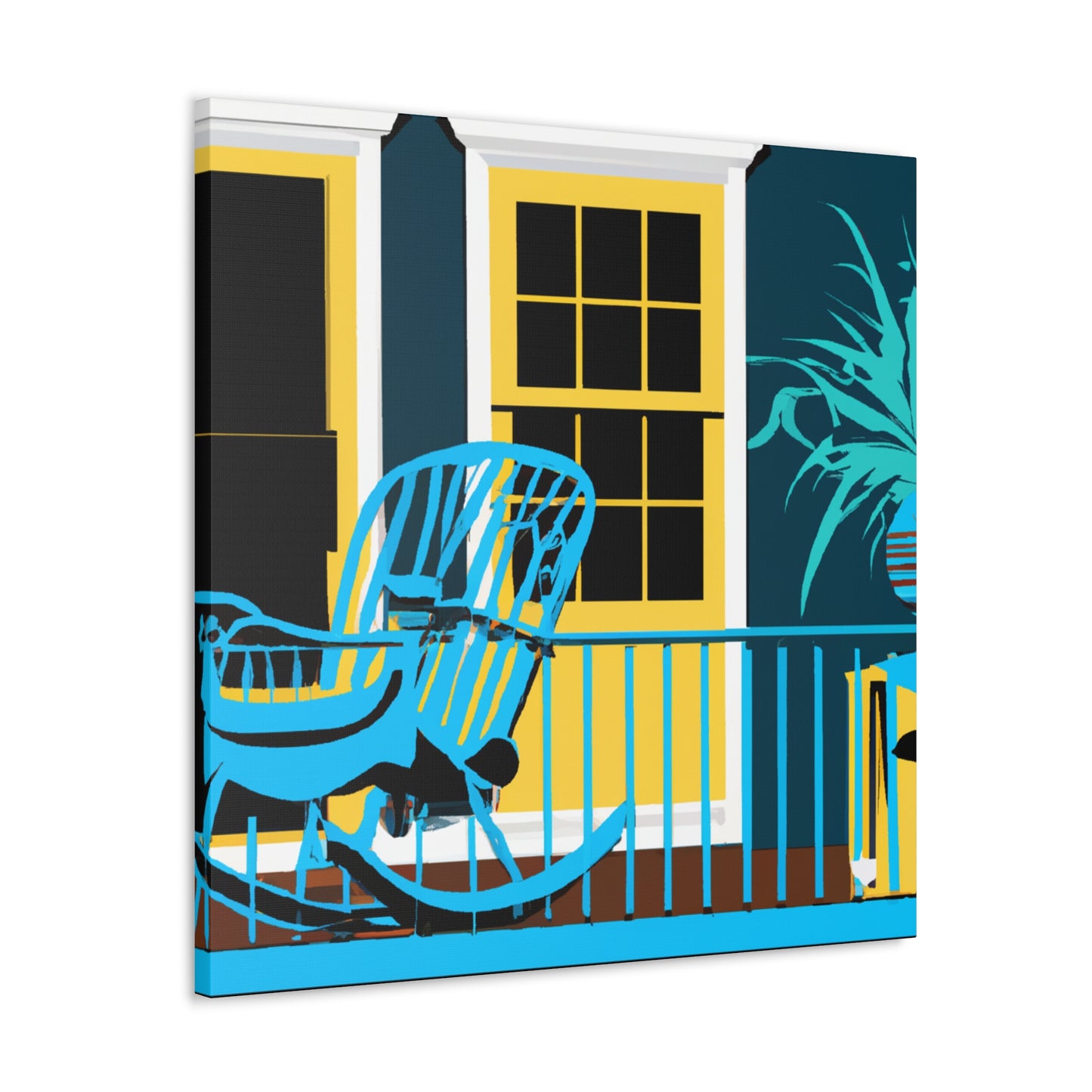 "Cozy Calmness- Midcentury" - Canvas