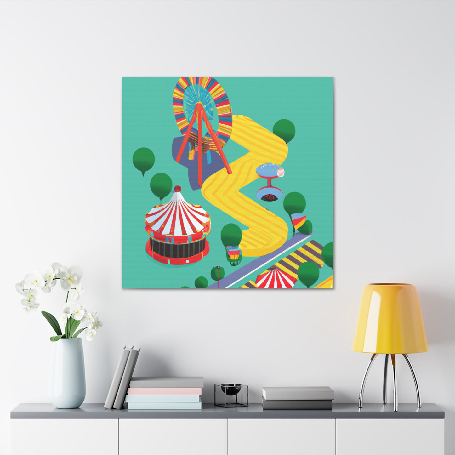 Tickletown - Amusement - Canvas
