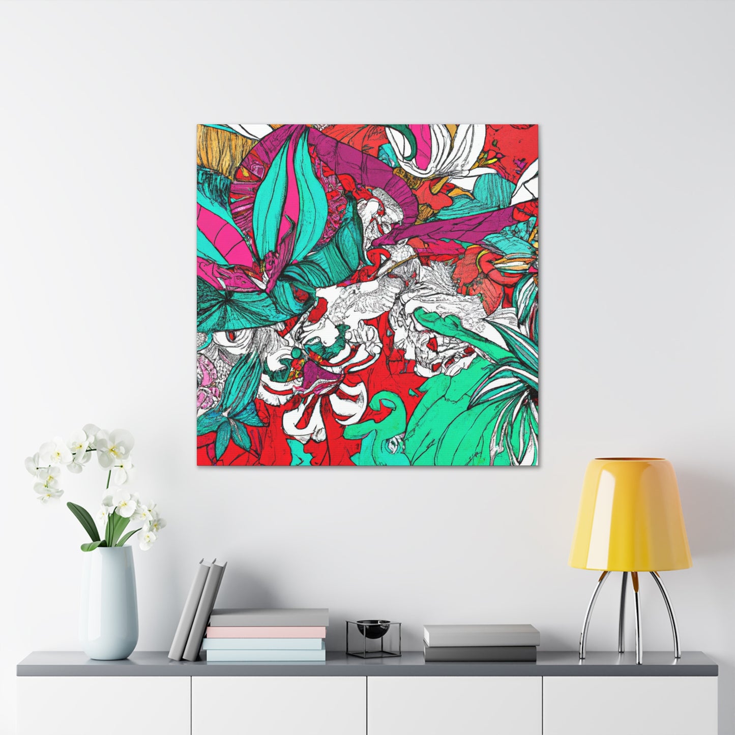 Mystery Blush - Floral - Canvas