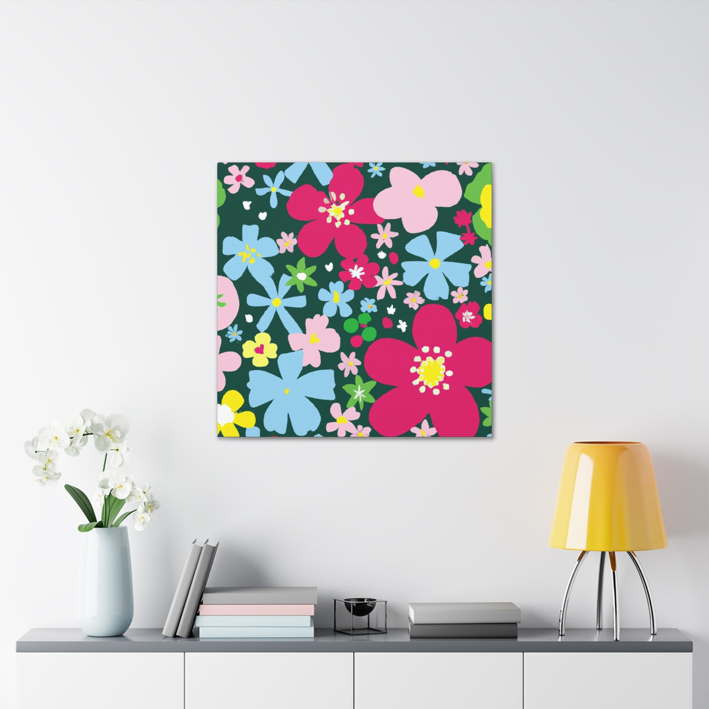 Heavenly Blooms - Floral - Canvas