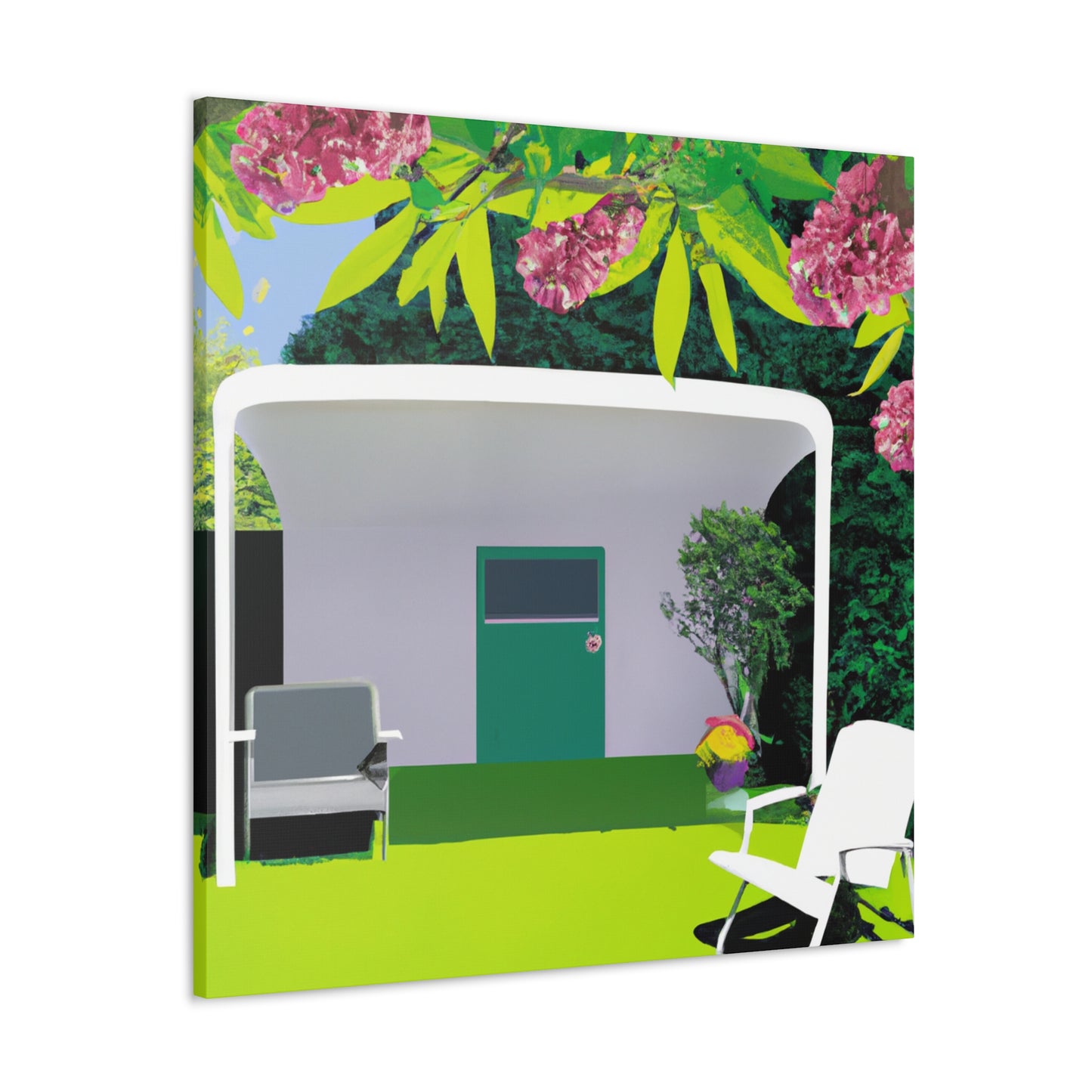 Vivid Vista - Midcentury - Canvas