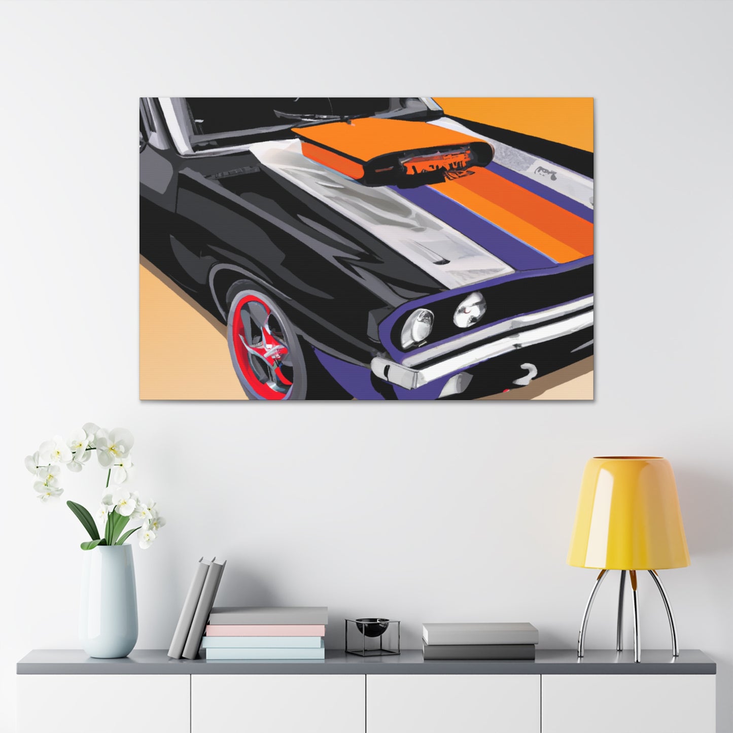 King Rod - Automobile - Canvas