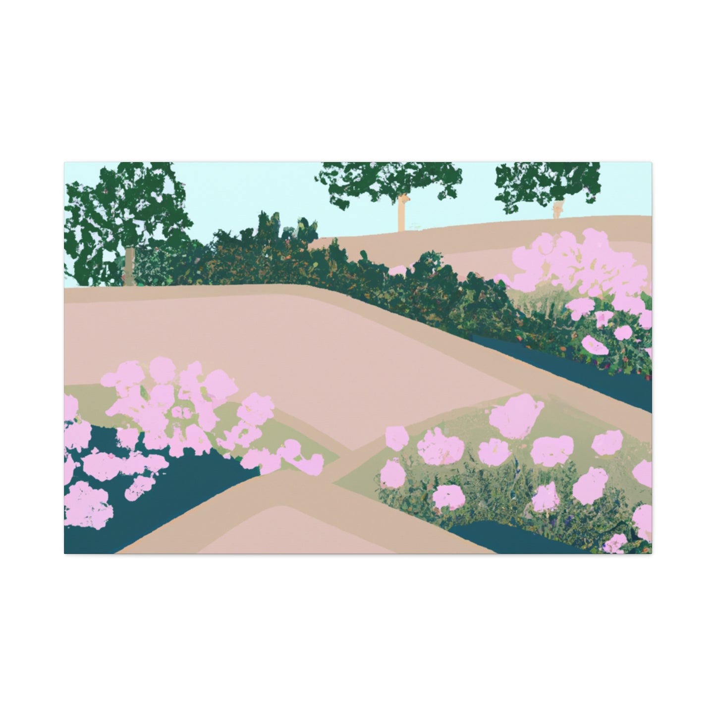 Floral Fantasy - Landscape - Canvas