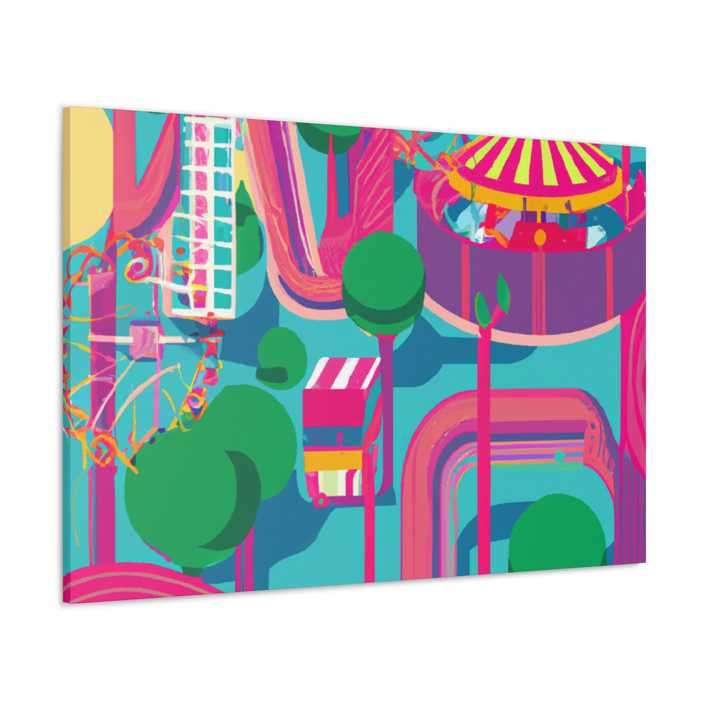 Carni-Wheel Amusement - Canvas