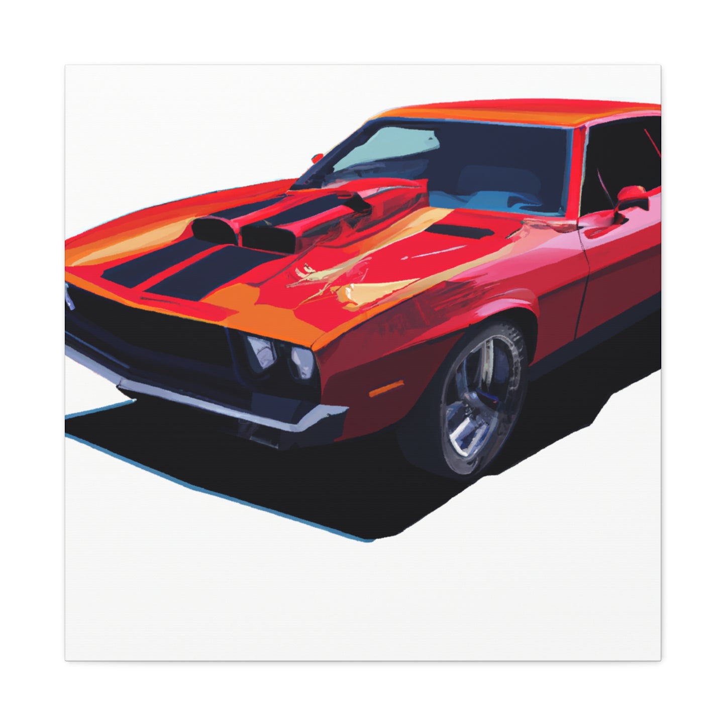 Hot Rod Thunder - Automobile - Canvas