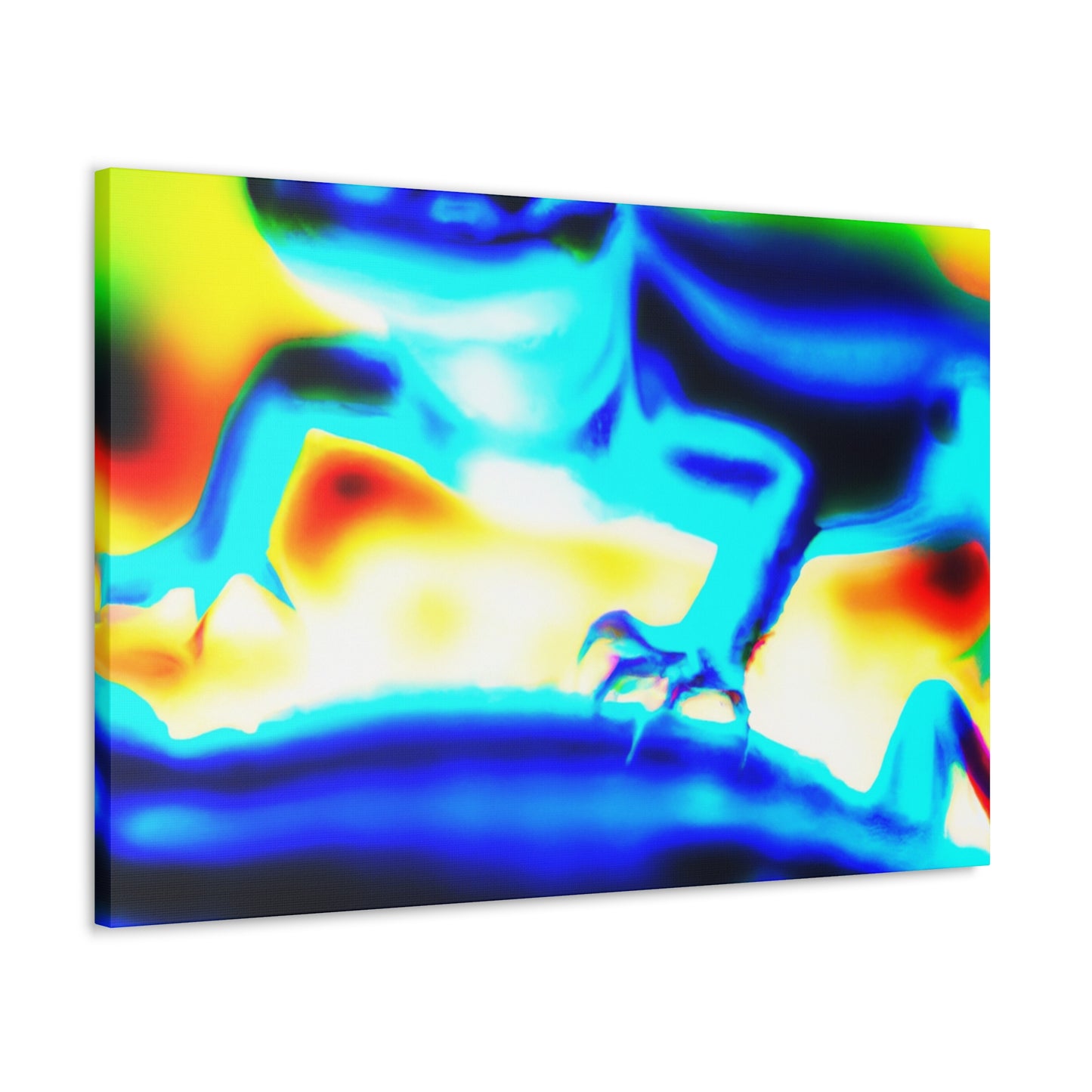 Lemonburst Lynx - Canvas - Abstract