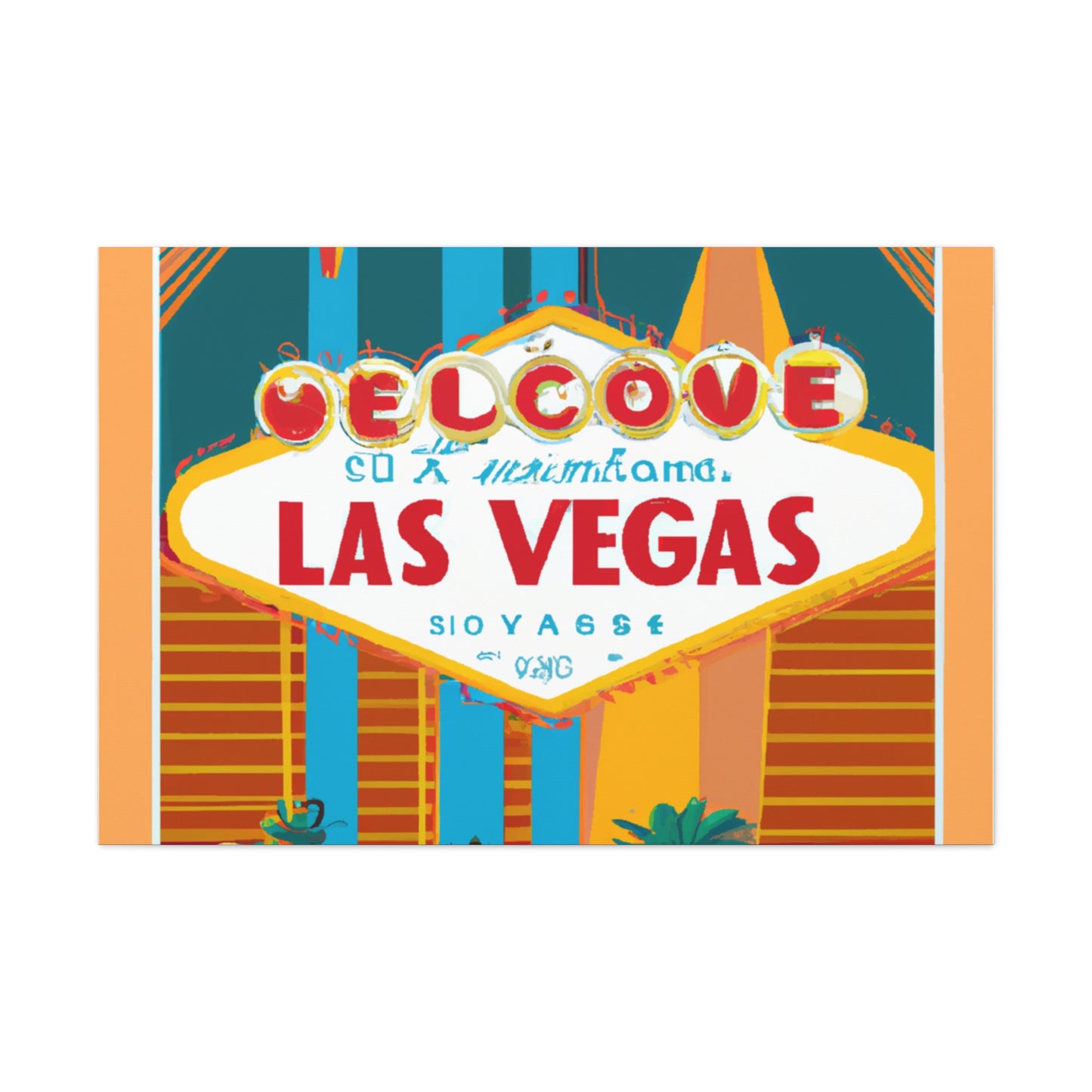 Viva La Vegas - Destination Vegas - Canvas