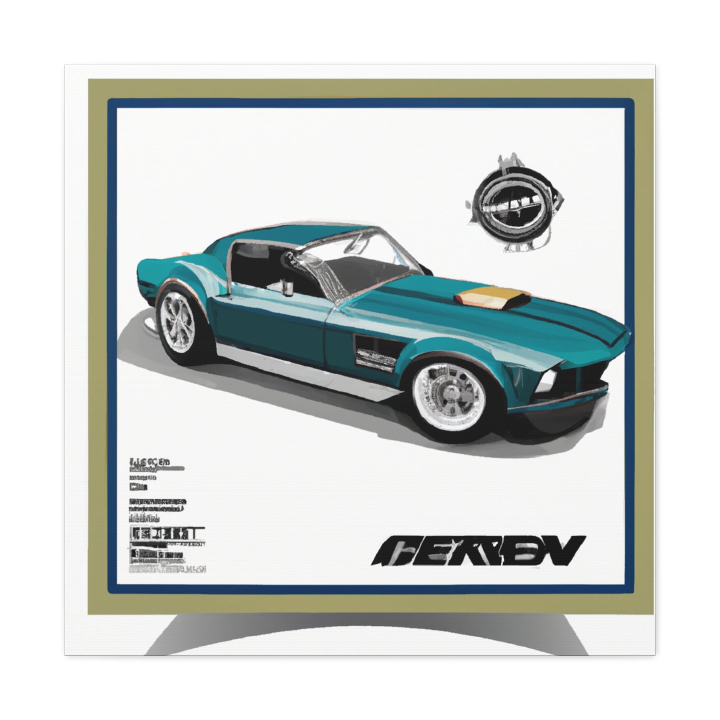 Firebolt - Automobile - Canvas