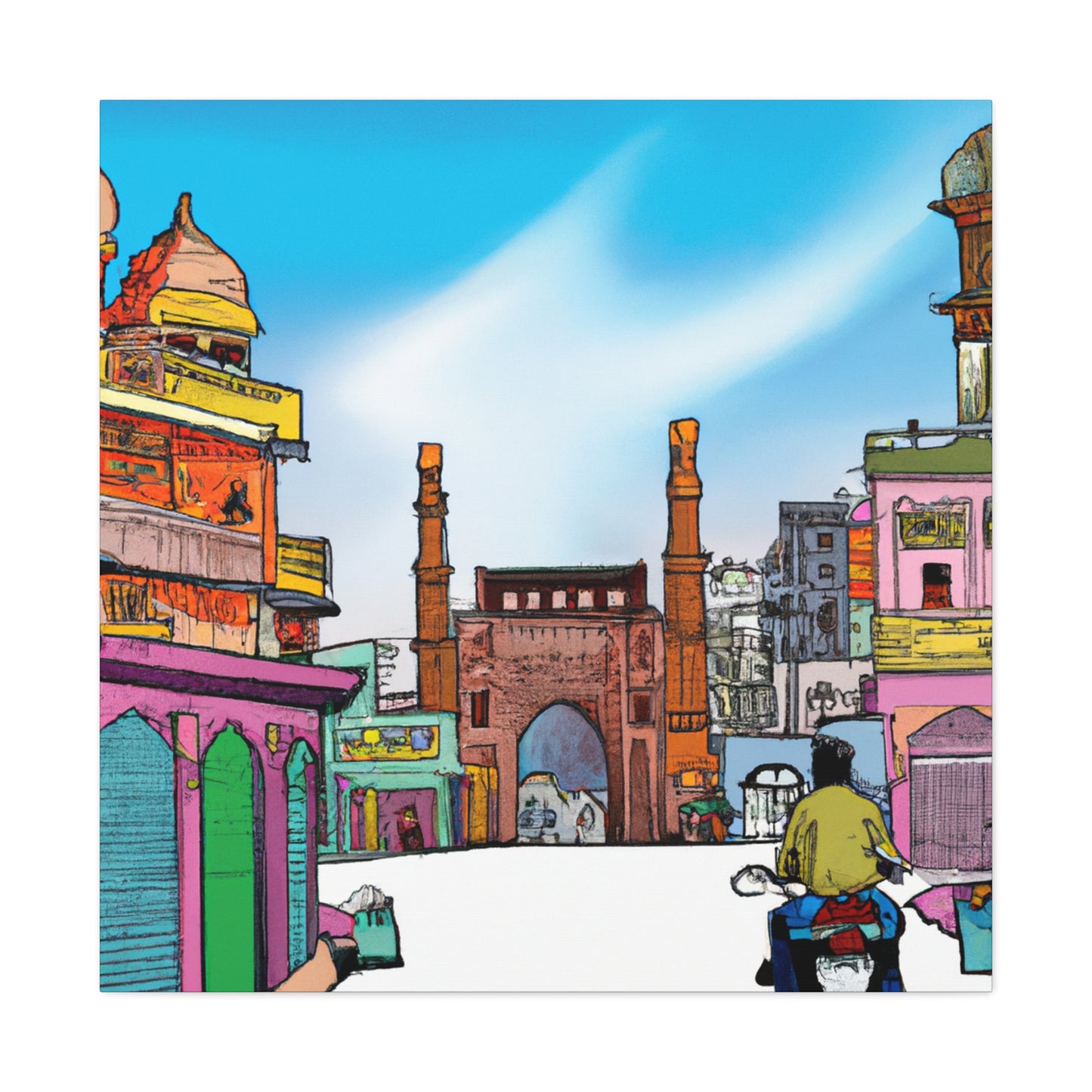 Mahabalipuram - Destination India - Canvas