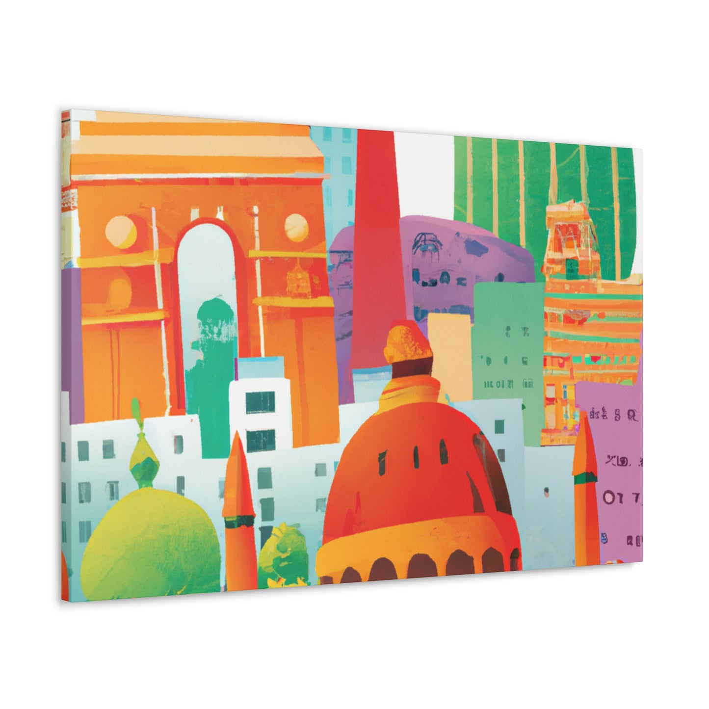 Taj Mahal - Destination India - Canvas