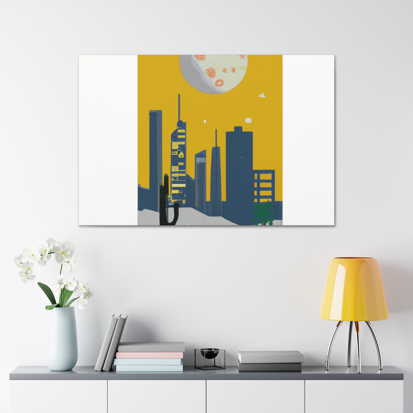 Skyhigh - Midcentury Canvas