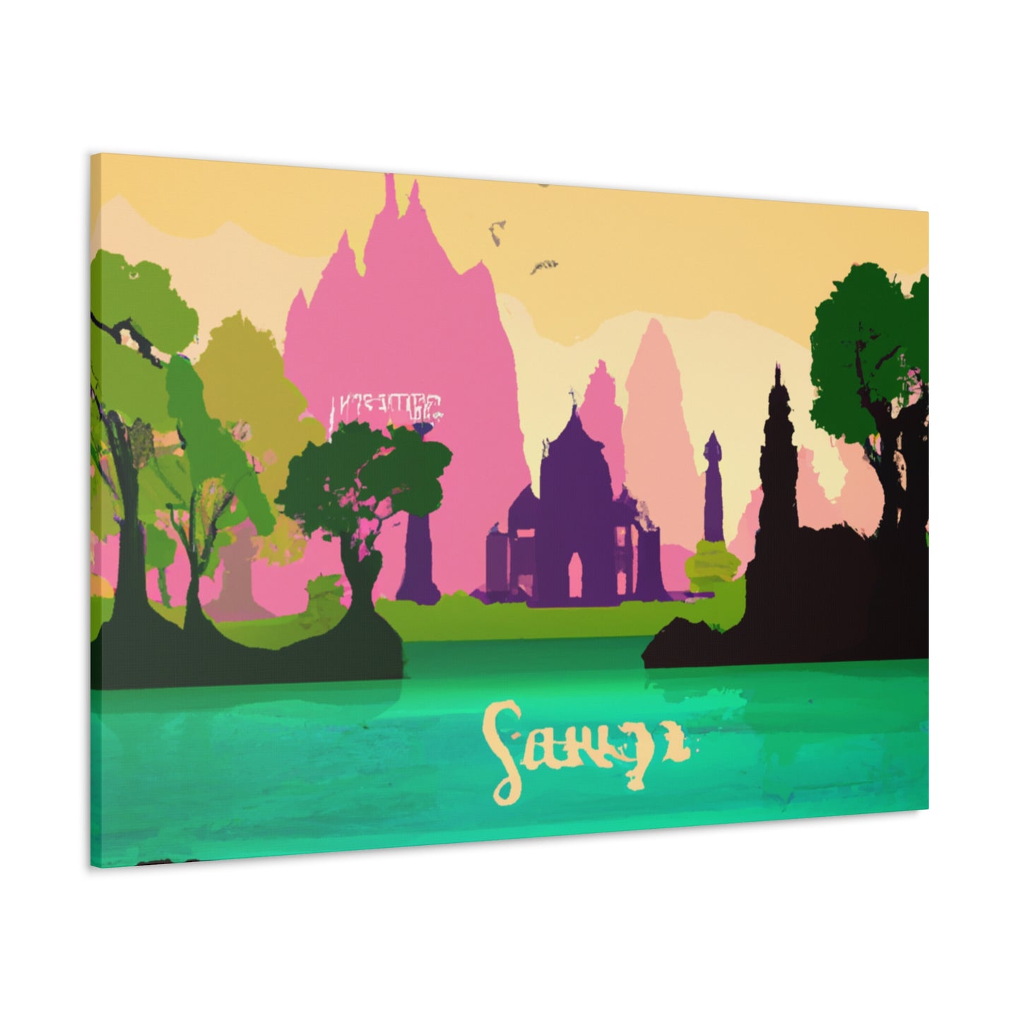 Taj Mahal - Destination India - Canvas