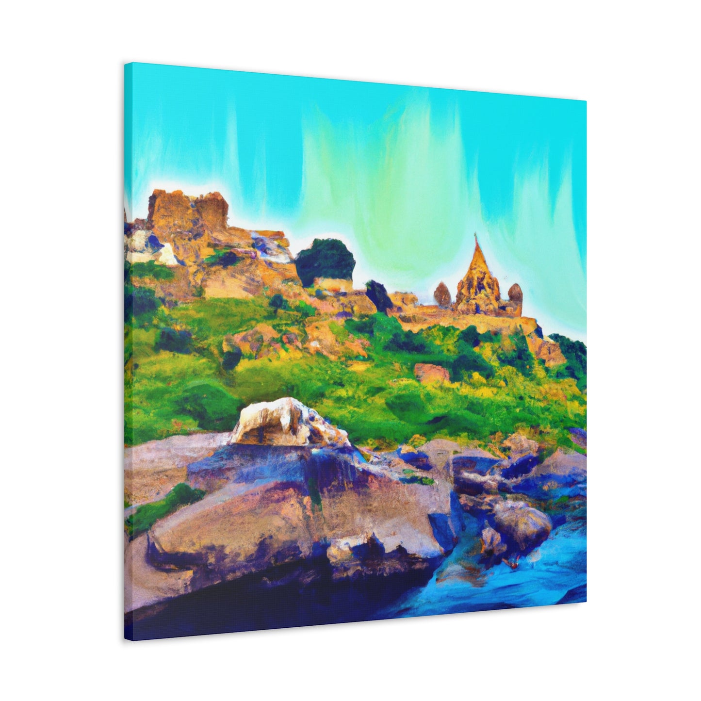 TajMahal- Destination India - Canvas