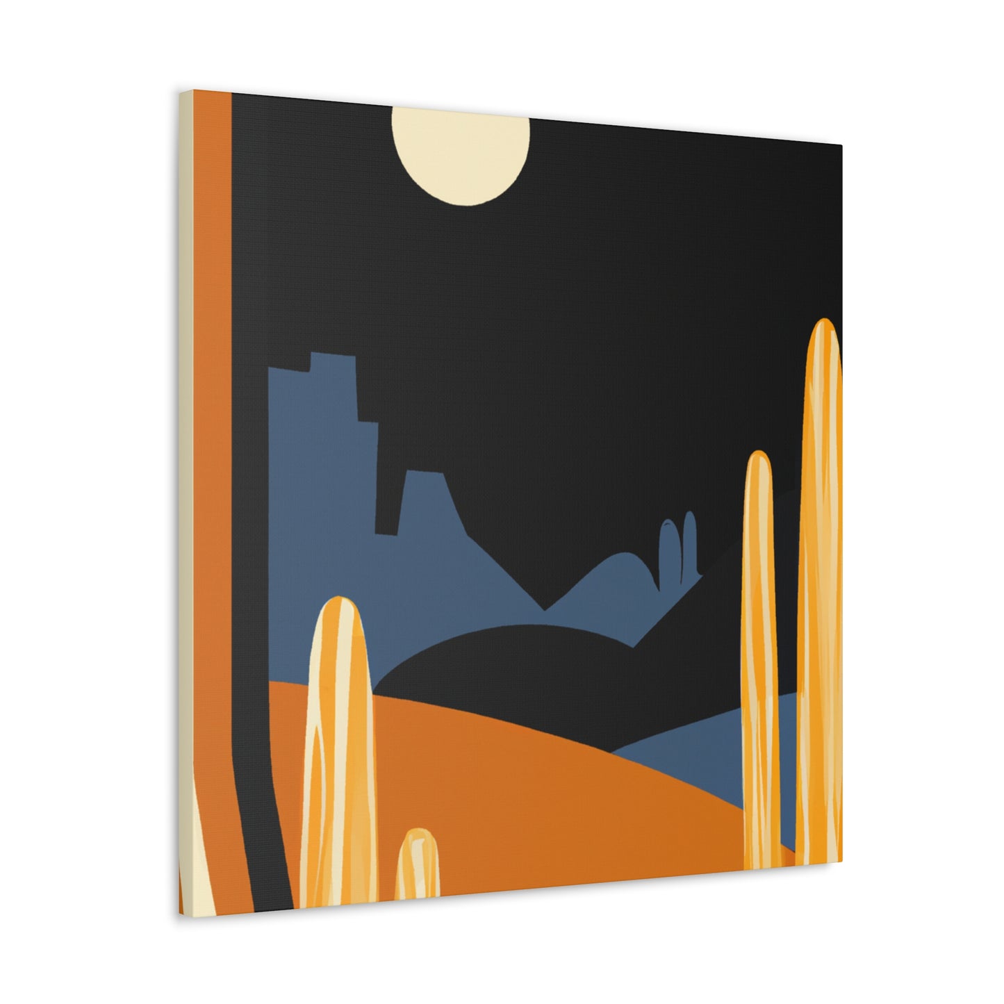 Minty Joyride - Midcentury - Canvas