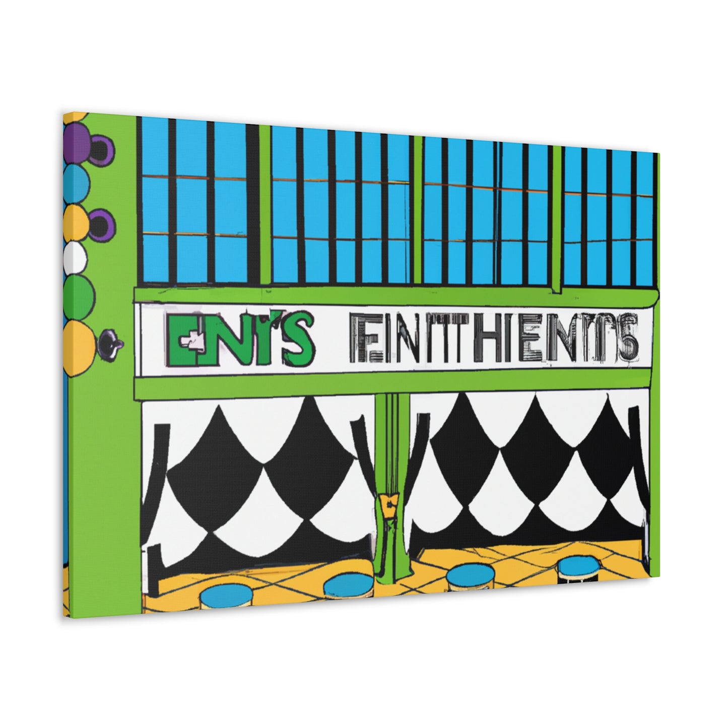 Sock-Hop Stop - Canvas Pop Art