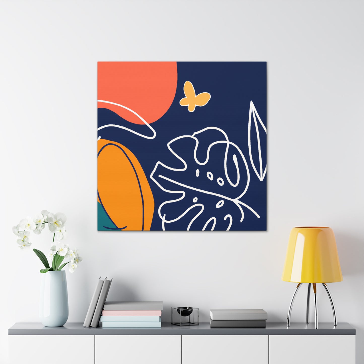 Abstract Reflection - Minimalism - Canvas
