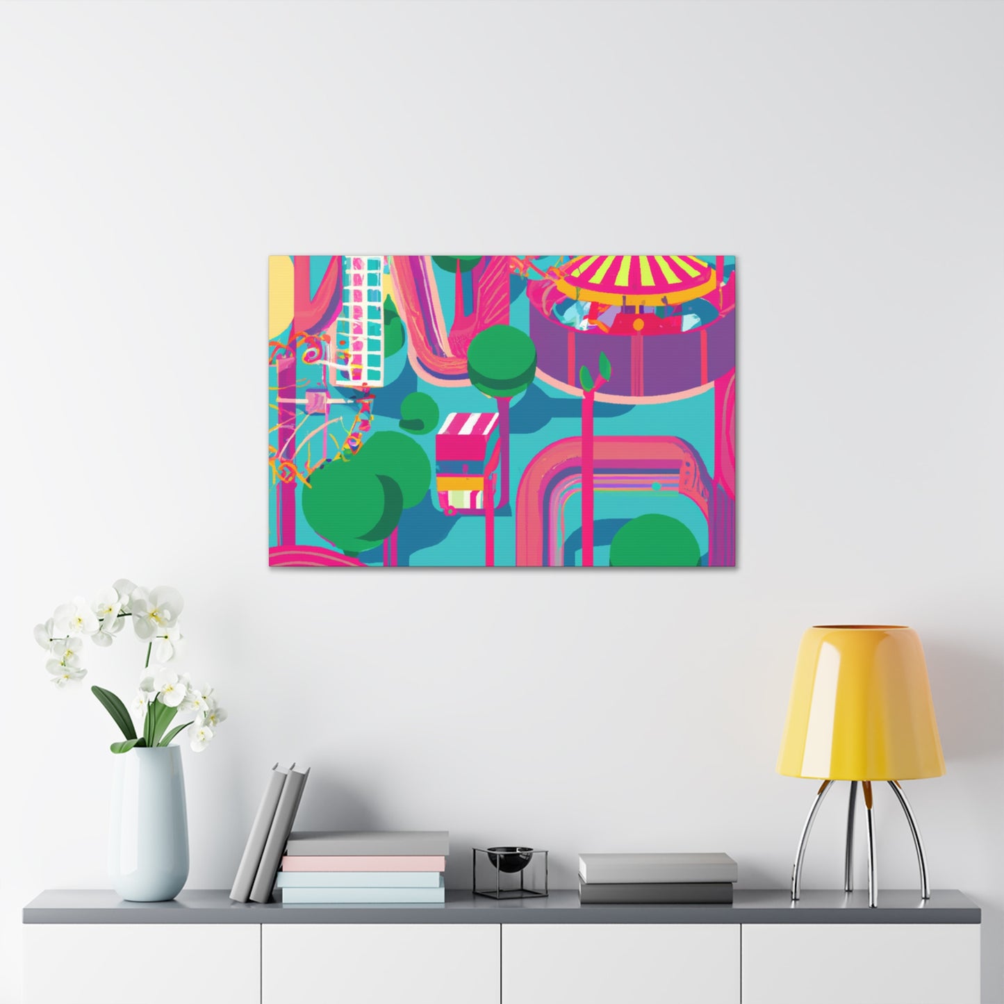 Carni-Wheel Amusement - Canvas