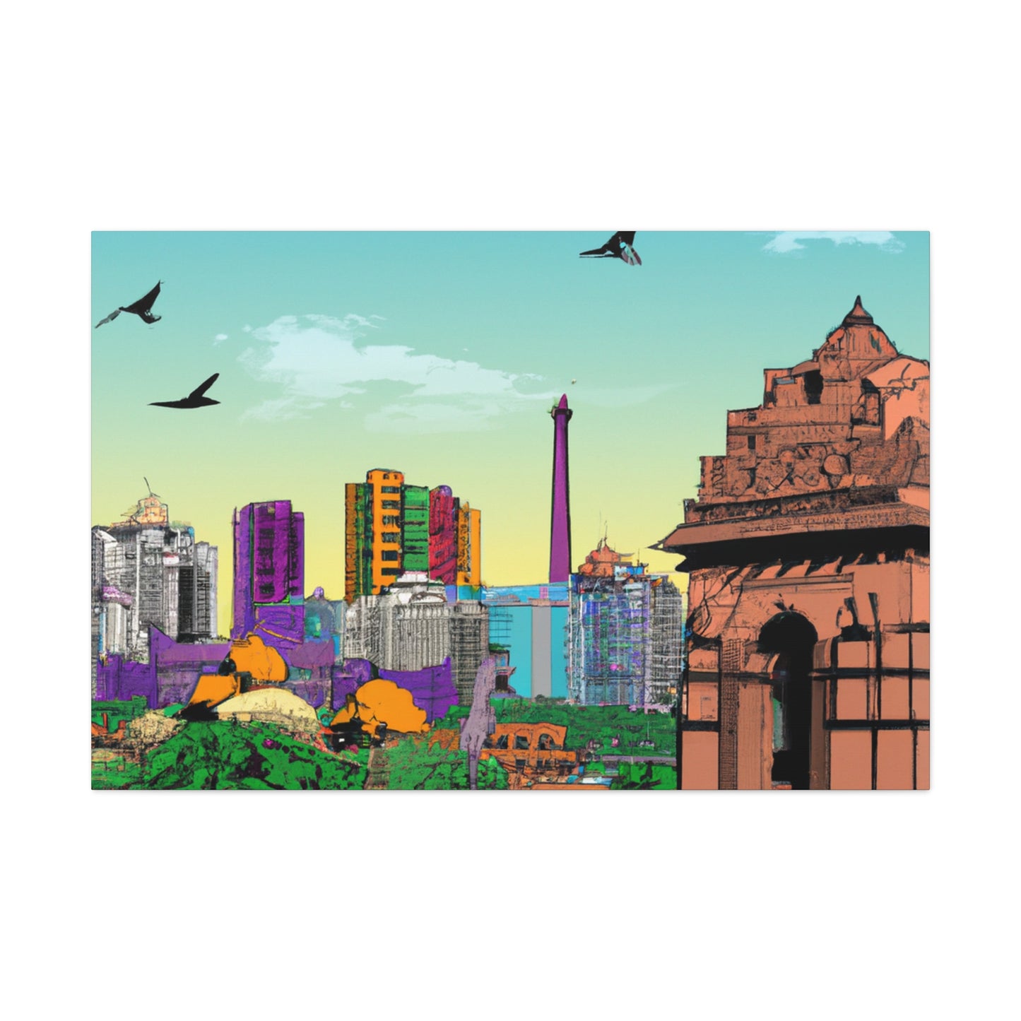 Pashmir Mountain - Destination India - Canvas