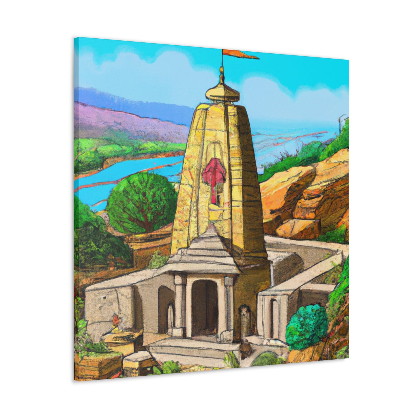 Rajasthan - Destination India - Canvas