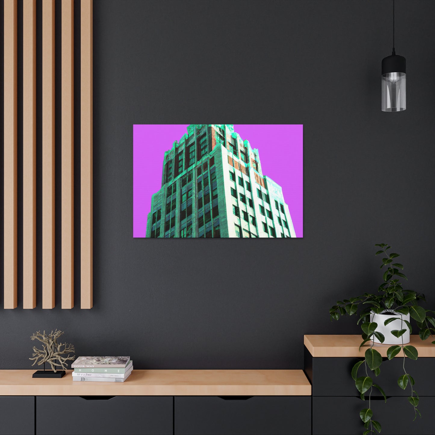 The Prism Palace: A Modern Twist on Art Deco Architecture - Canvas