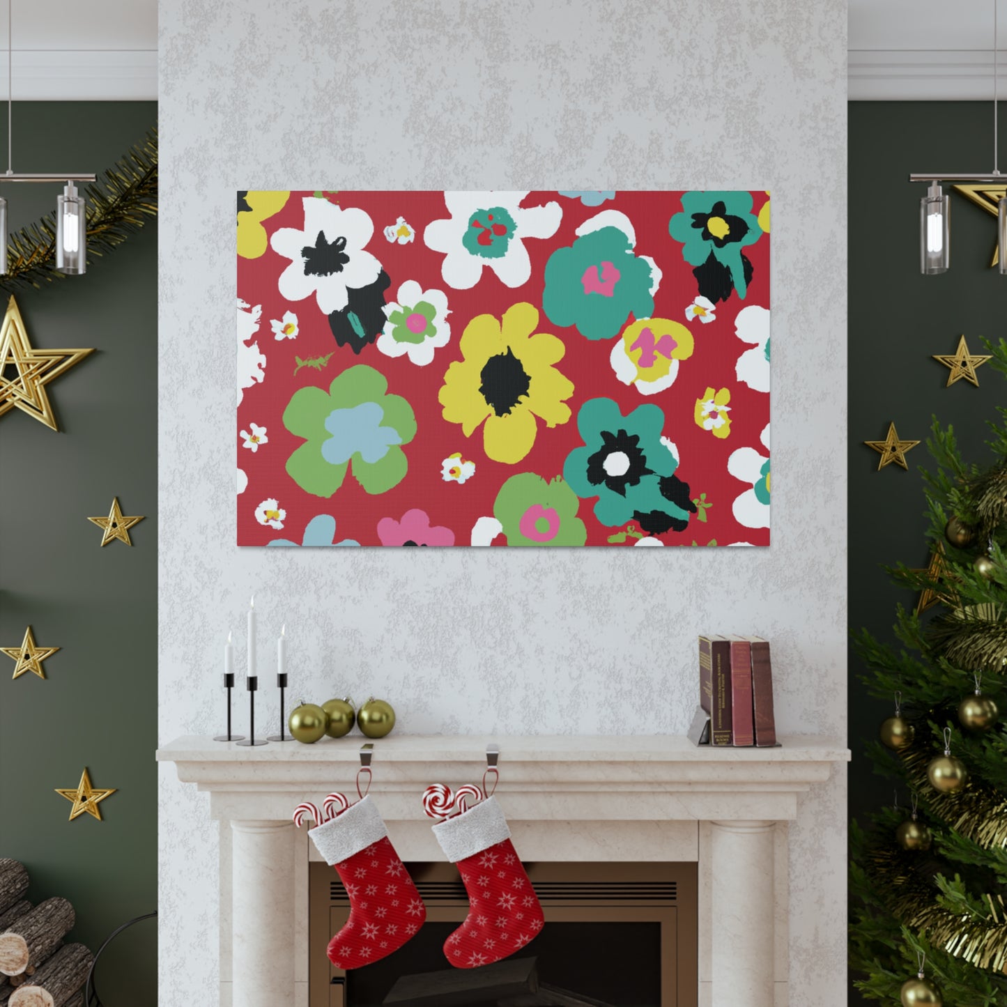 "Petal's Poise" - Floral Canvas