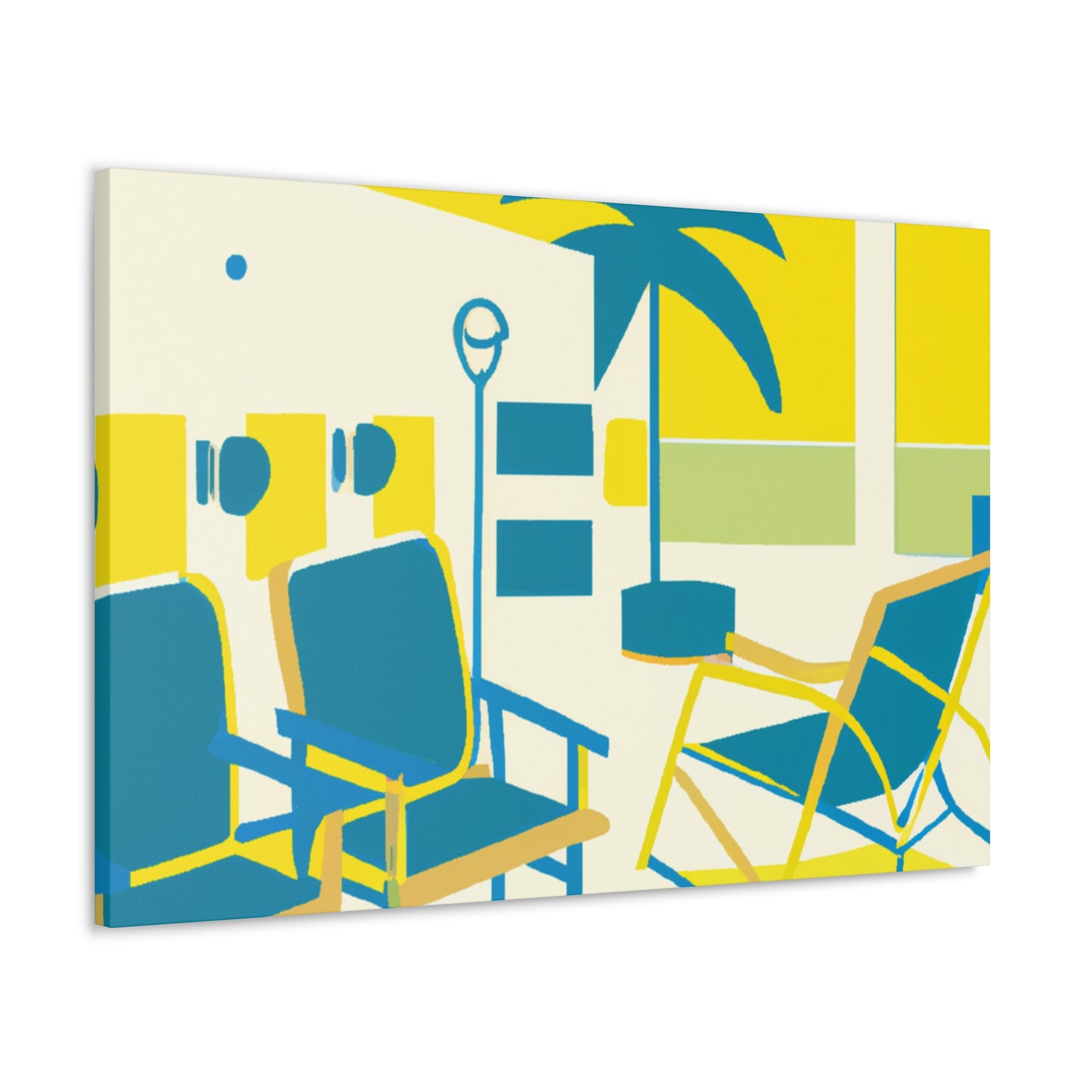 "Arcadian Expression- Midcentury" - Canvas