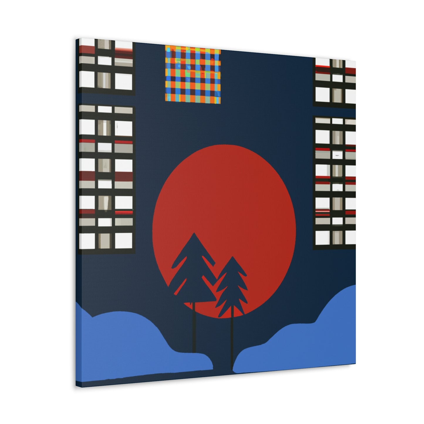 Inspired Recurrence - Midcentury - Canvas