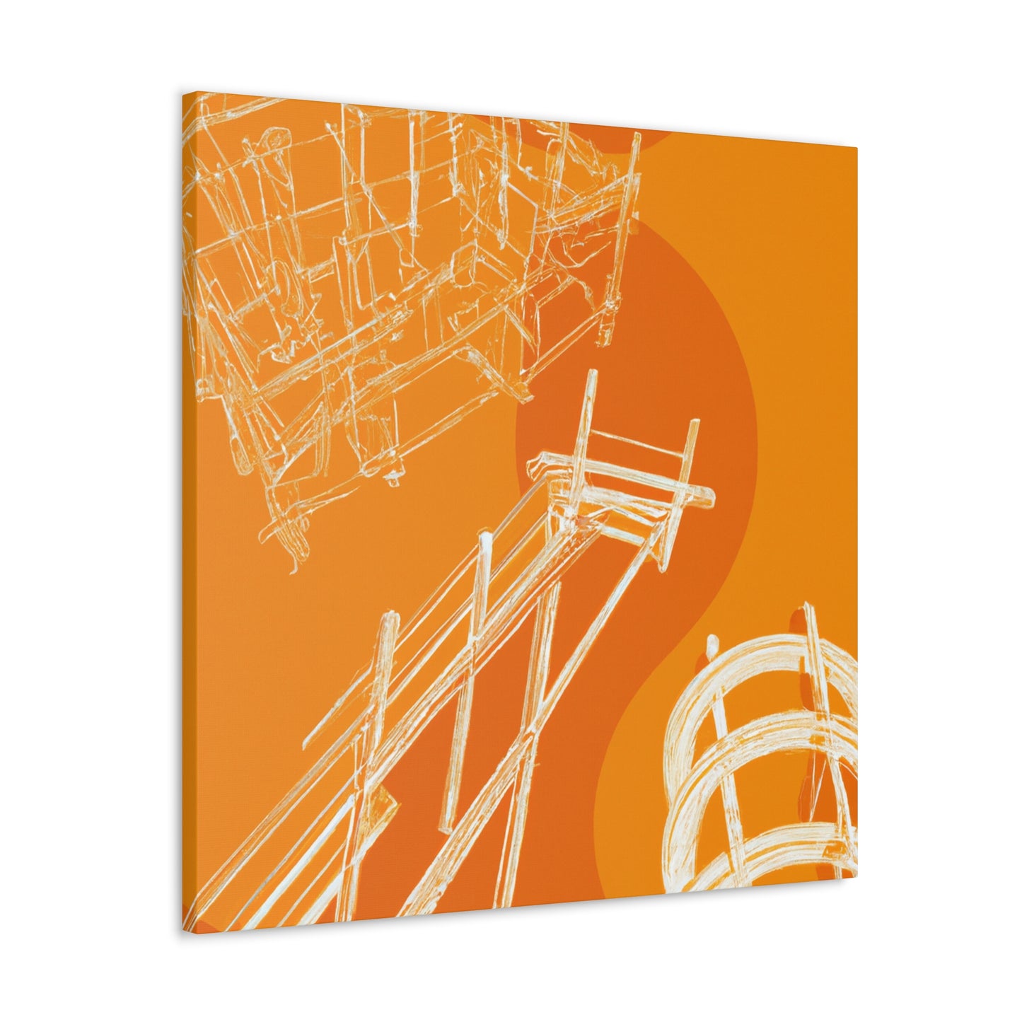 Orange Deck - Canvas - Architectural