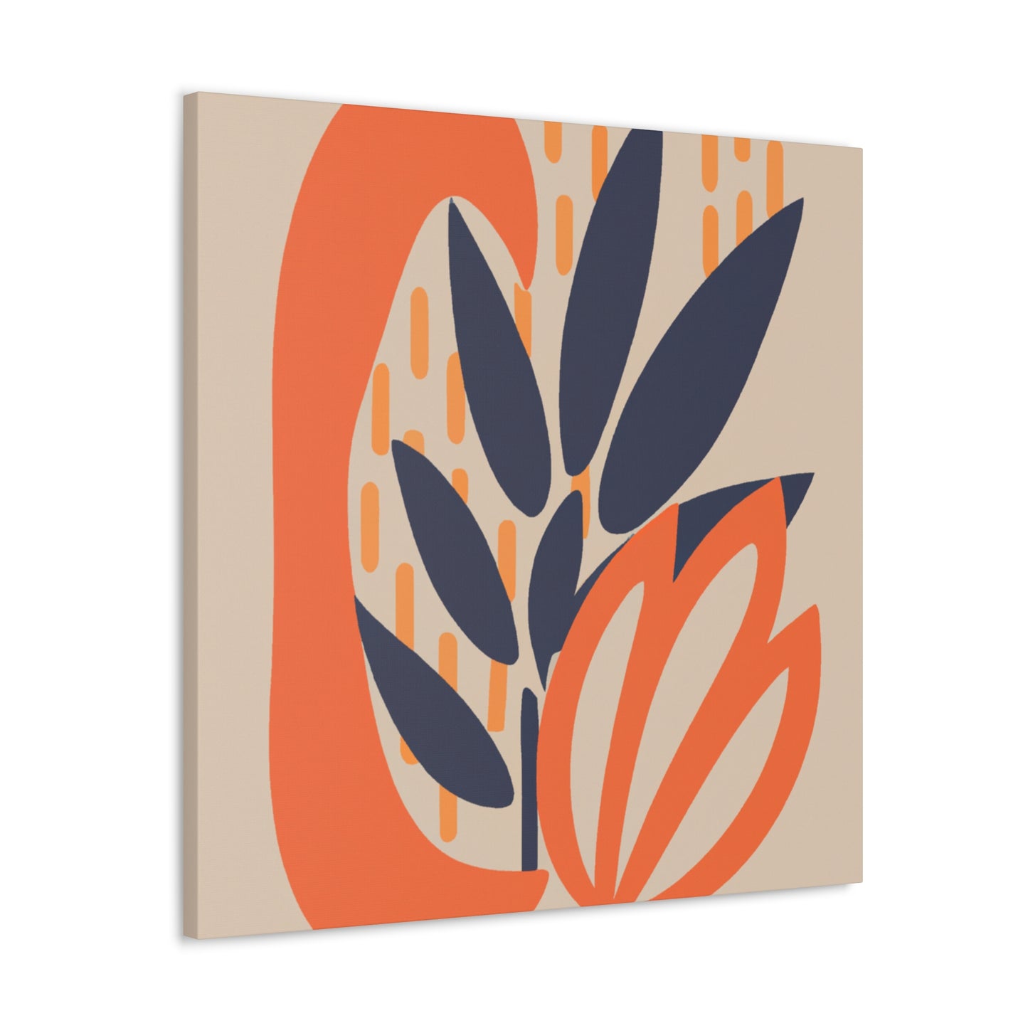 Blooming - Midcentury Floral Canvas