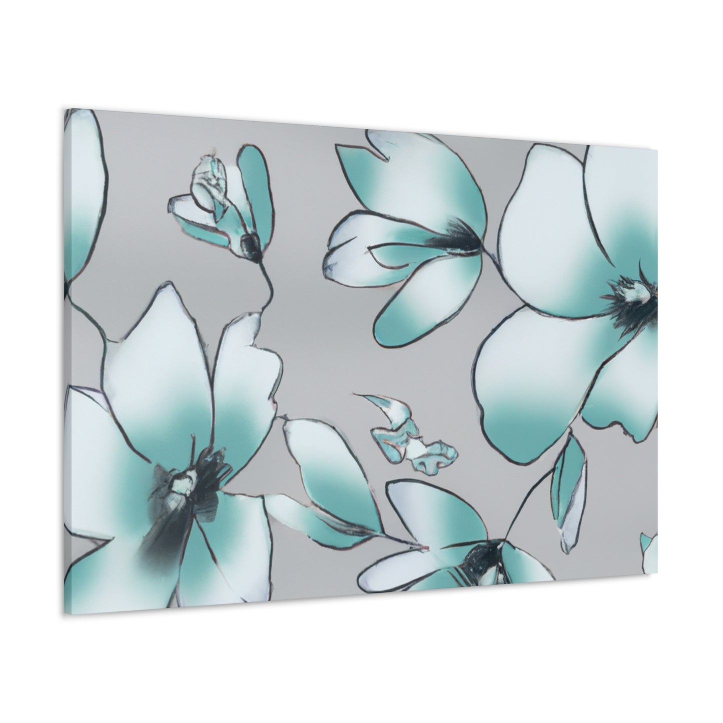Blushburst - Floral - Canvas