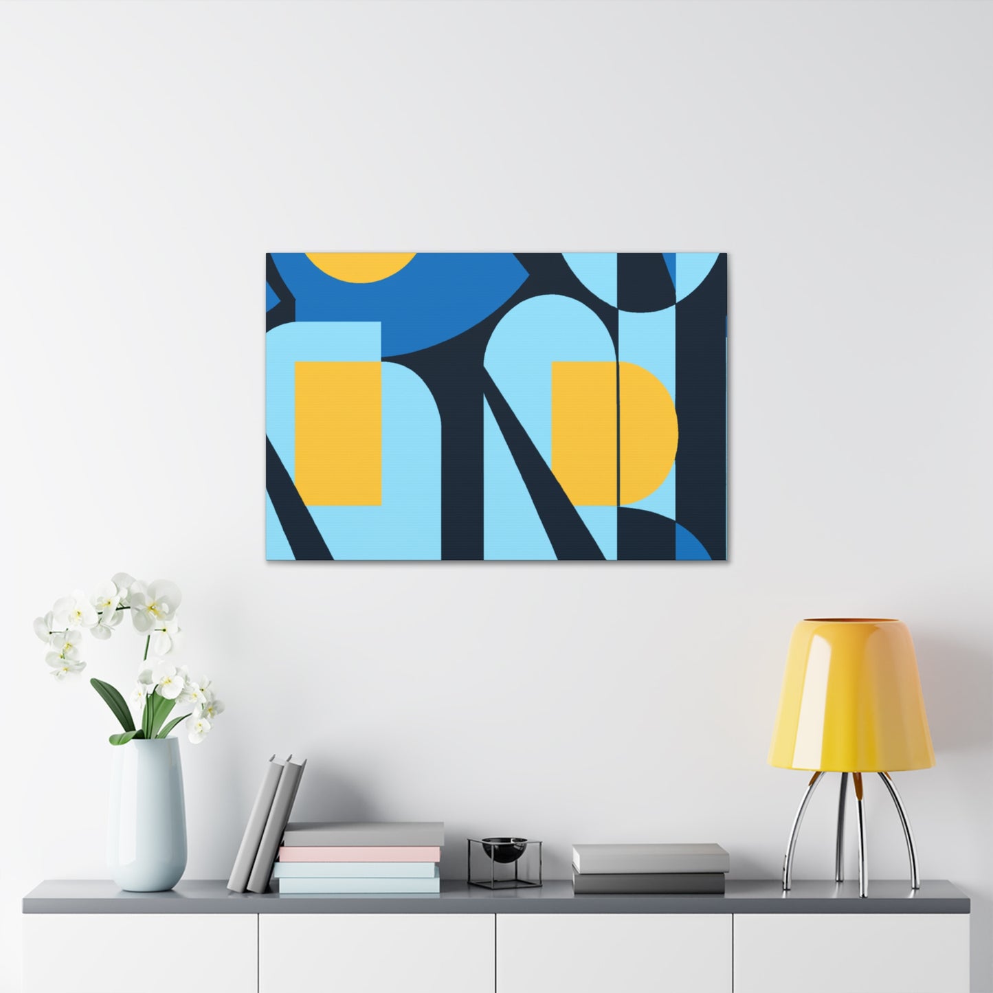 Abstract Pause - Midcentury - Canvas