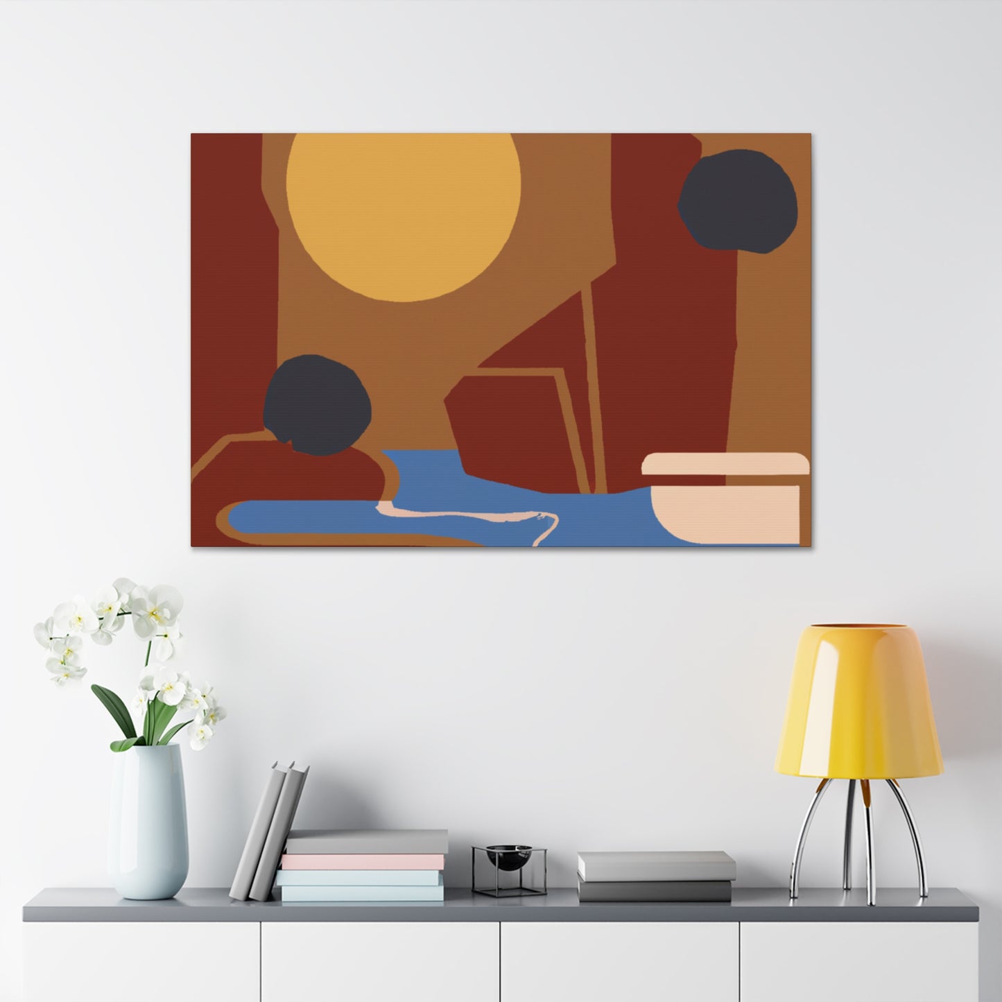 Private Time - Midcentury Canvas