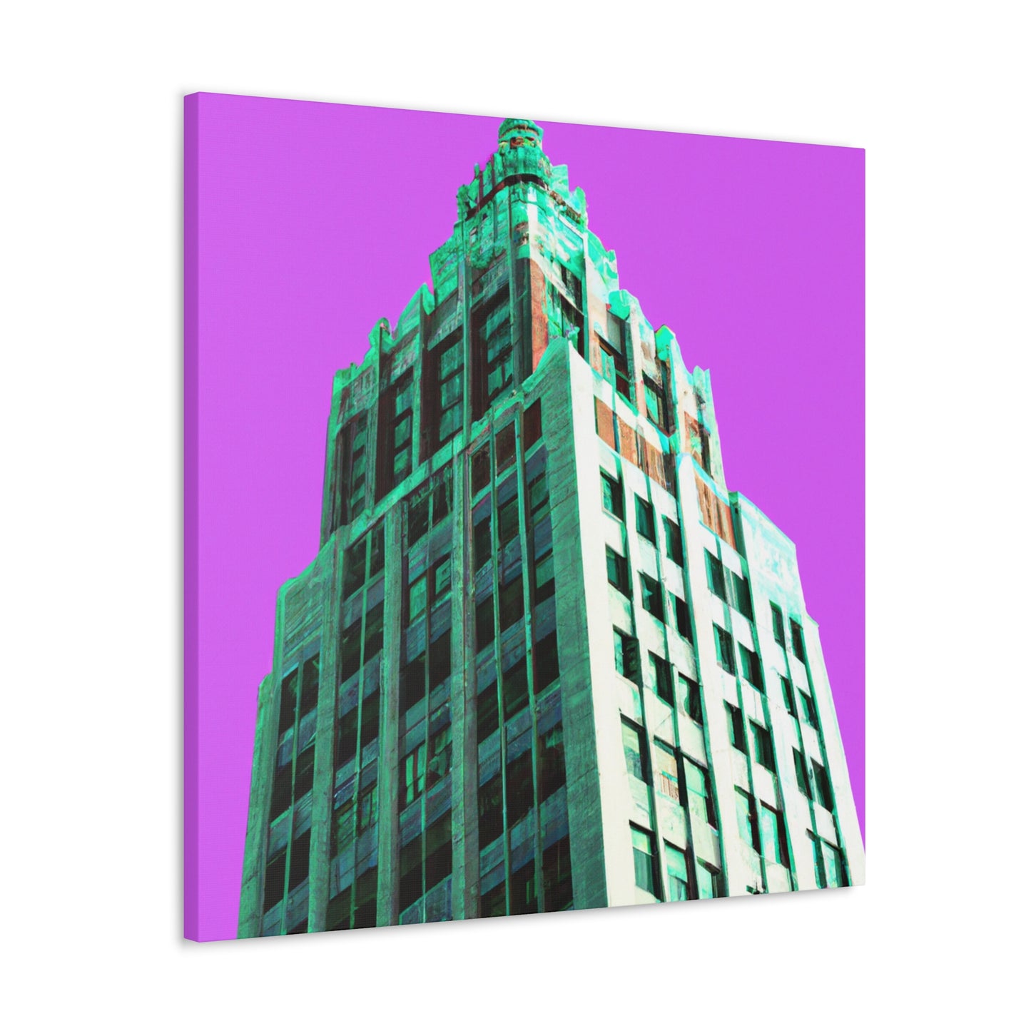 The Prism Palace: A Modern Twist on Art Deco Architecture - Canvas