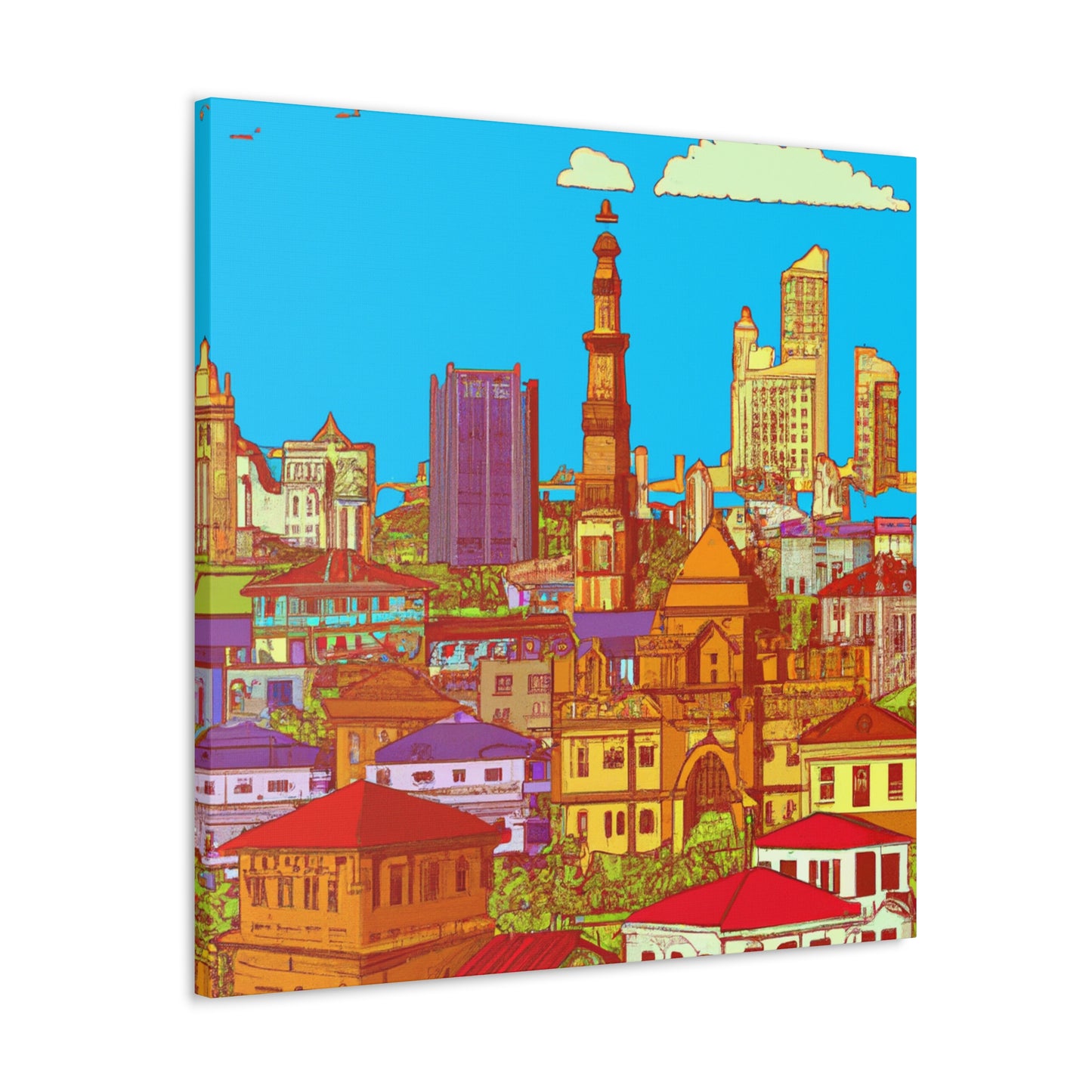 Namaste Delhi - Destination India - Canvas
